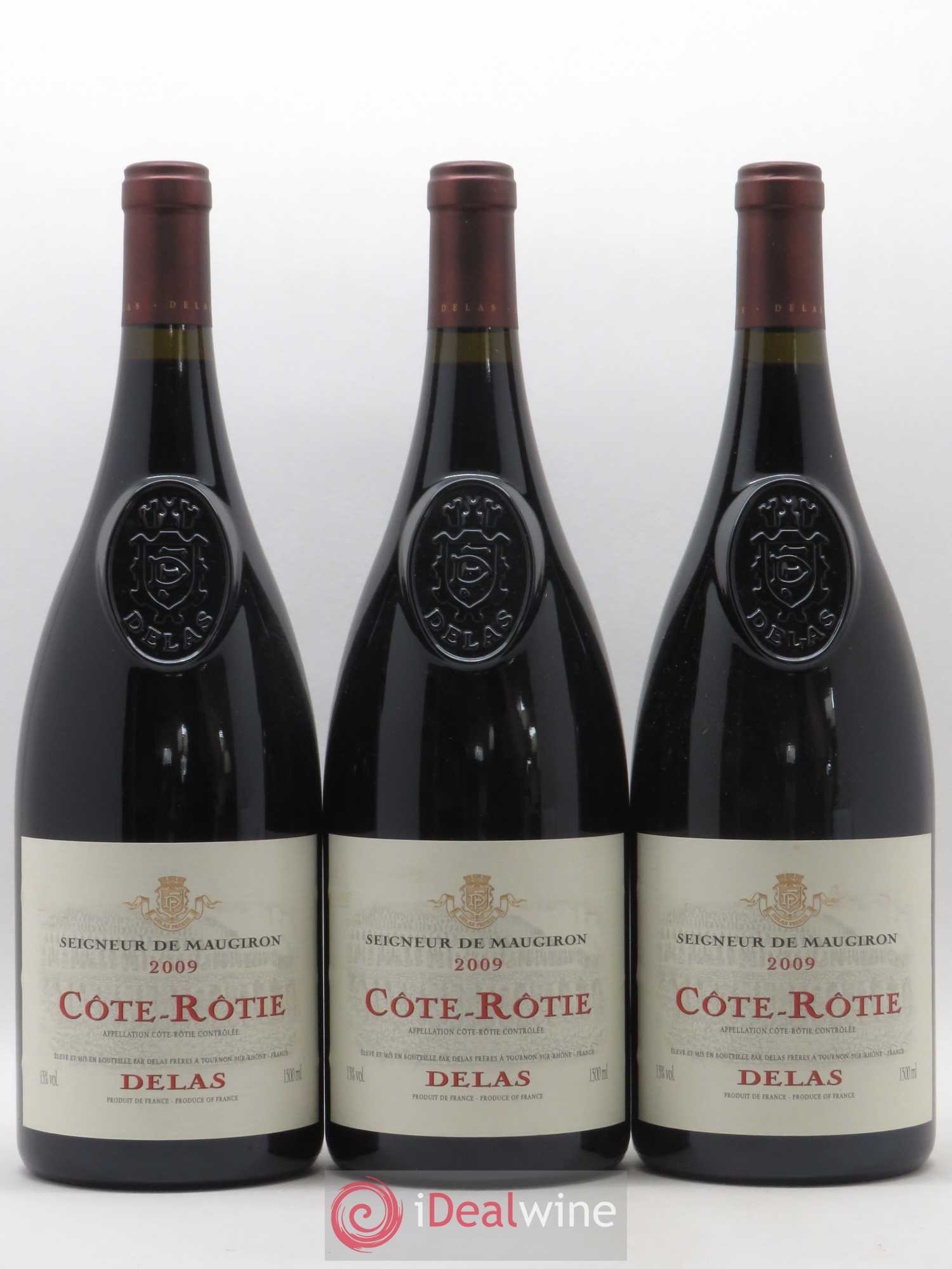 Côte-Rôtie Seigneur de Maugiron Delas Frères 2009 - Lot de 3 magnums - 0