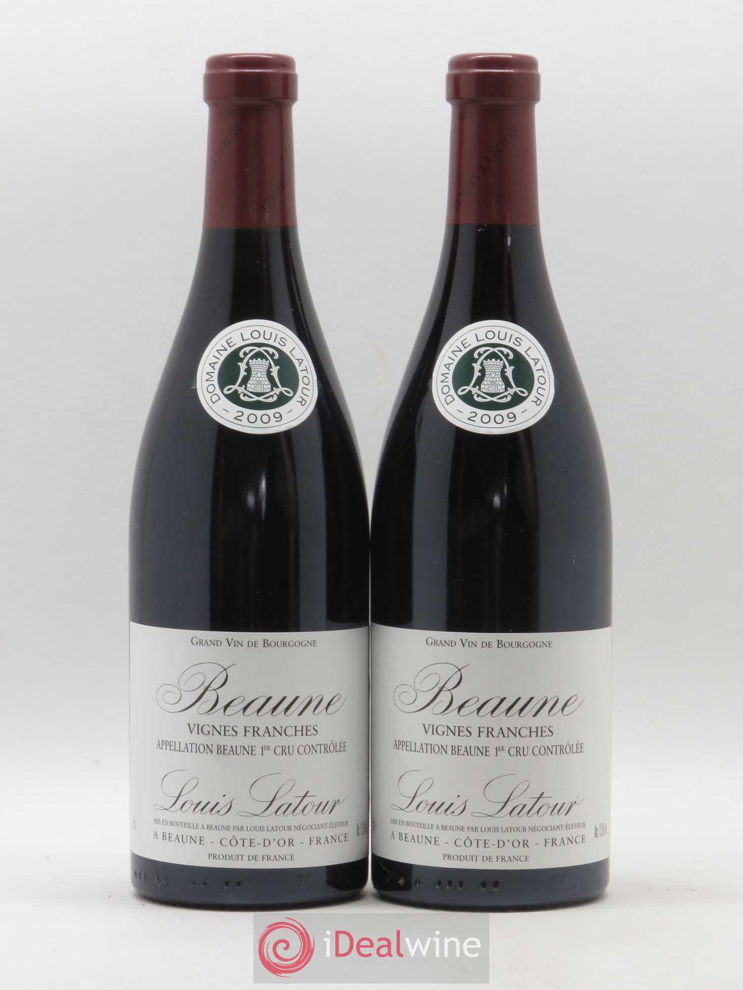 Beaune 1er Cru Vignes Franches Louis Latour 2009 - Lot de 2 bouteilles - 0