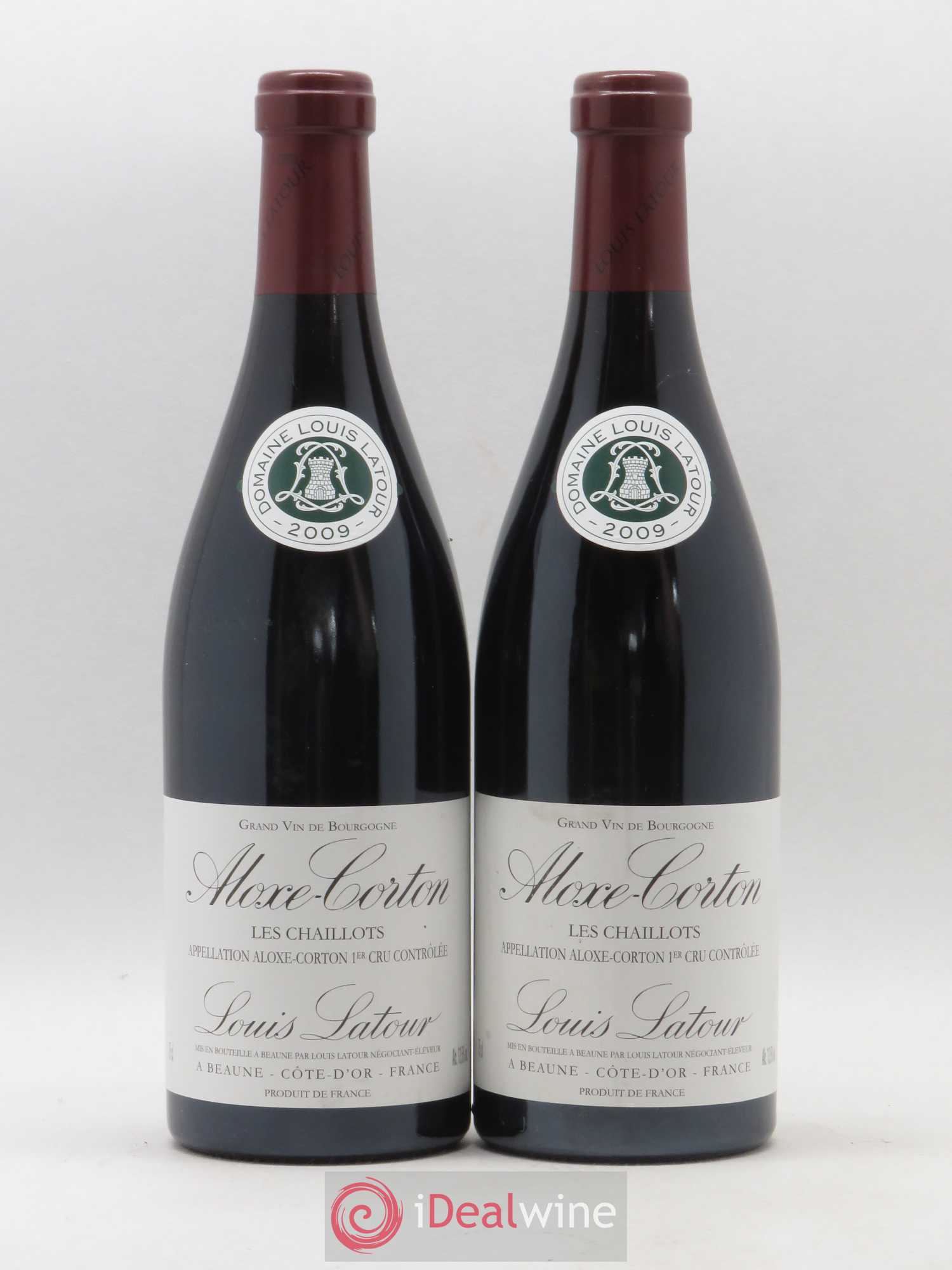 Aloxe-Corton 1er Cru Les Chaillots Louis Latour 2009 - Lot de 2 bouteilles - 0