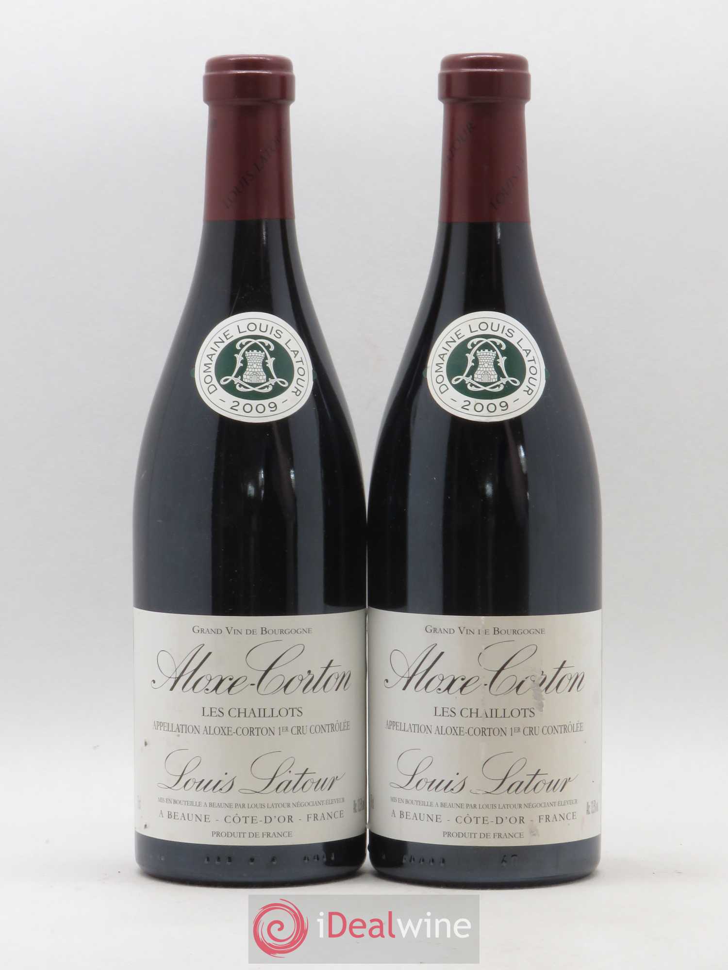 Aloxe-Corton 1er Cru Les Chaillots Louis Latour 2009 - Lot de 2 bouteilles - 0