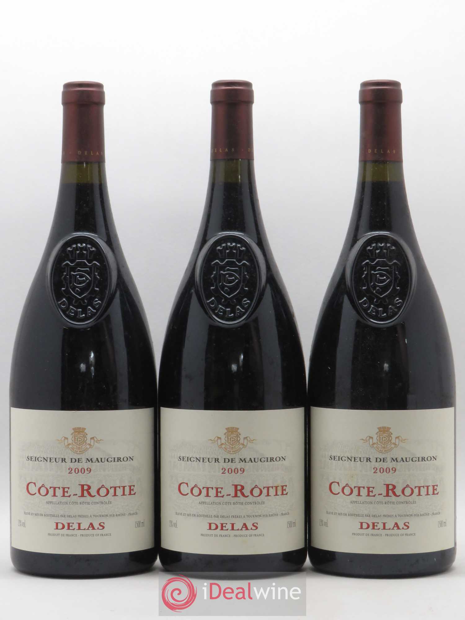 Côte-Rôtie Seigneur de Maugiron Delas Frères 2009 - Lot de 3 magnums - 0