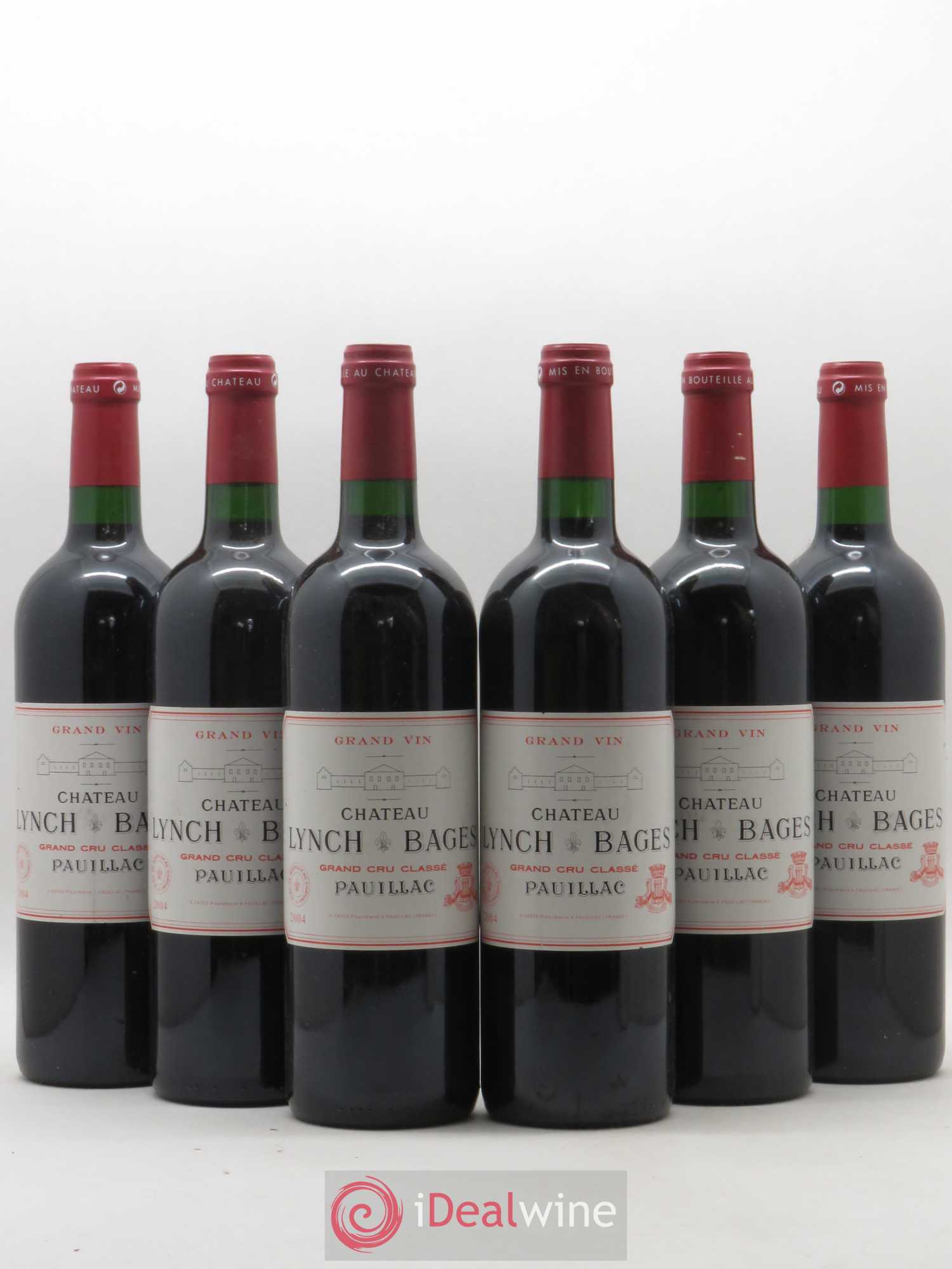 Château Lynch Bages 5ème Grand Cru Classé 2004 - Lot de 6 bouteilles - 0