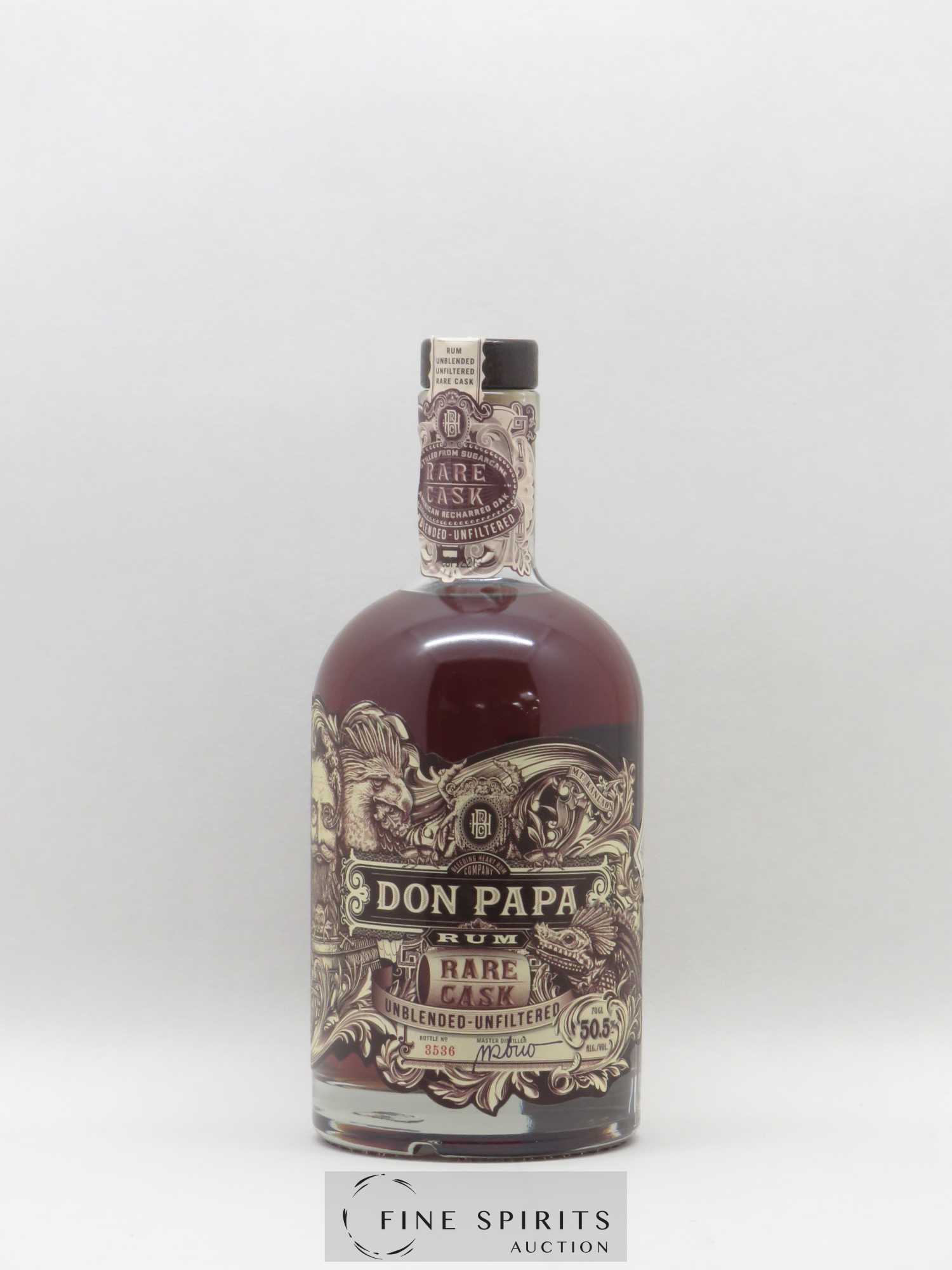Don Papa Of. Rare Cask Unblended Unfilterred - Lot de 1 bouteille - 1