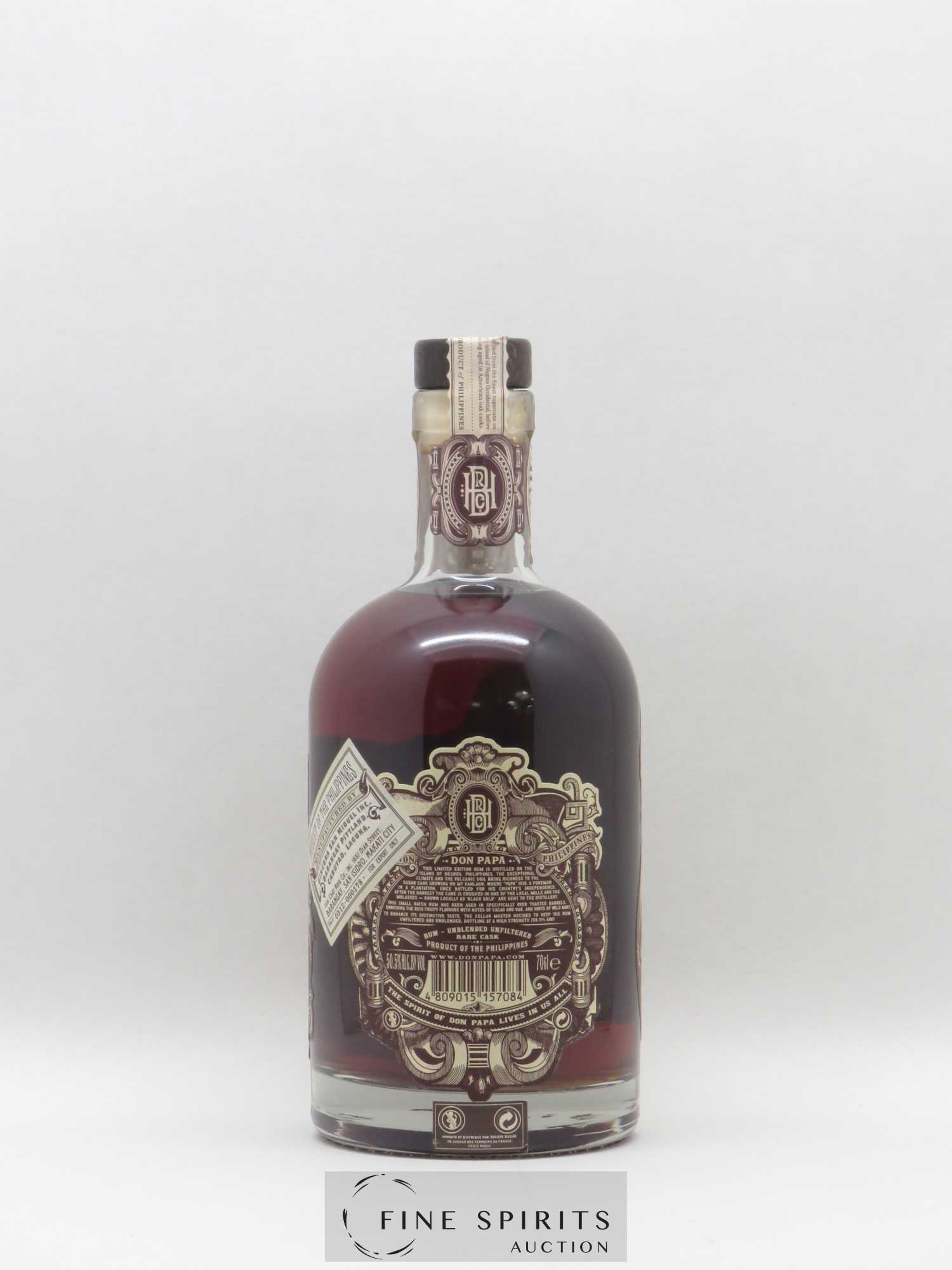 Don Papa Of. Rare Cask Unblended Unfilterred - Lot de 1 bouteille - 3