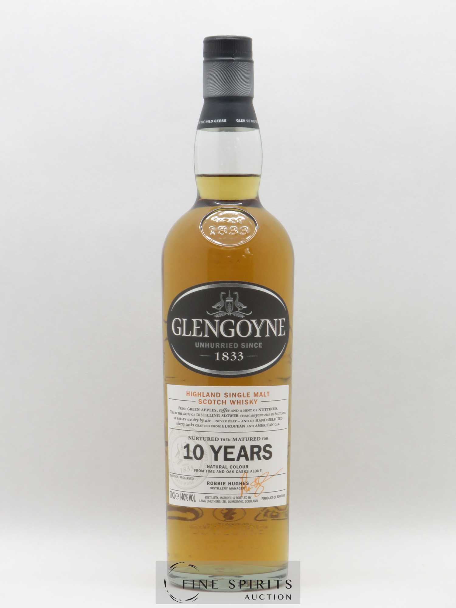 Glengoyne 10 years Of. Lang Brothers Limited - Lot de 1 bouteille - 1