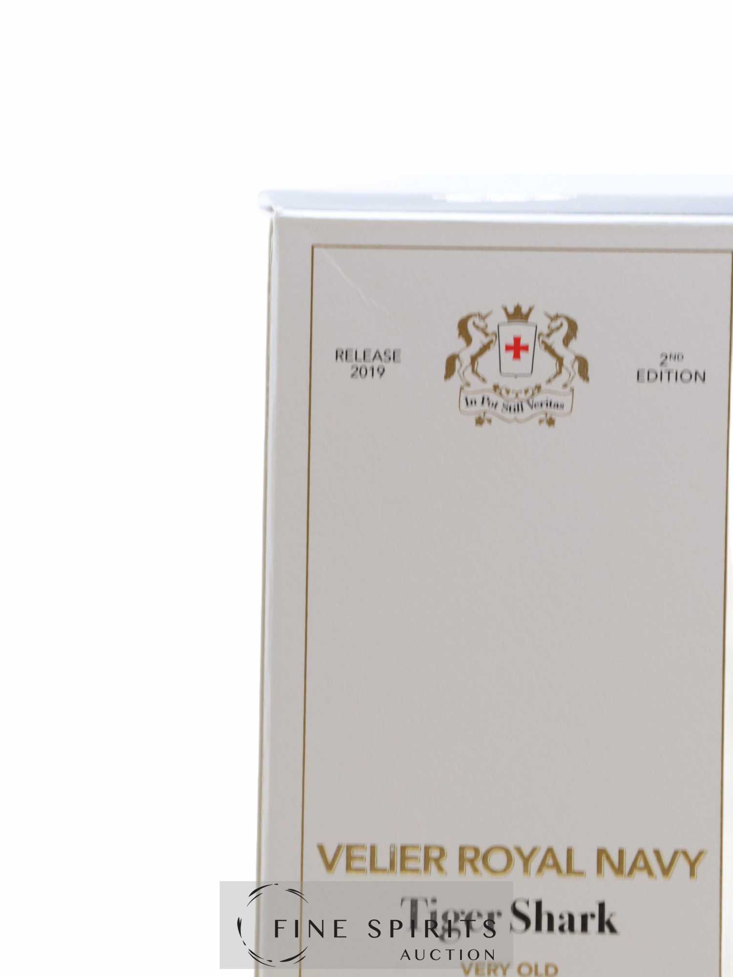 Velier Royal Navy 14 years Of. Tiger Shark 2nd Edition - Release 2019 - Lot de 1 bouteille - 4