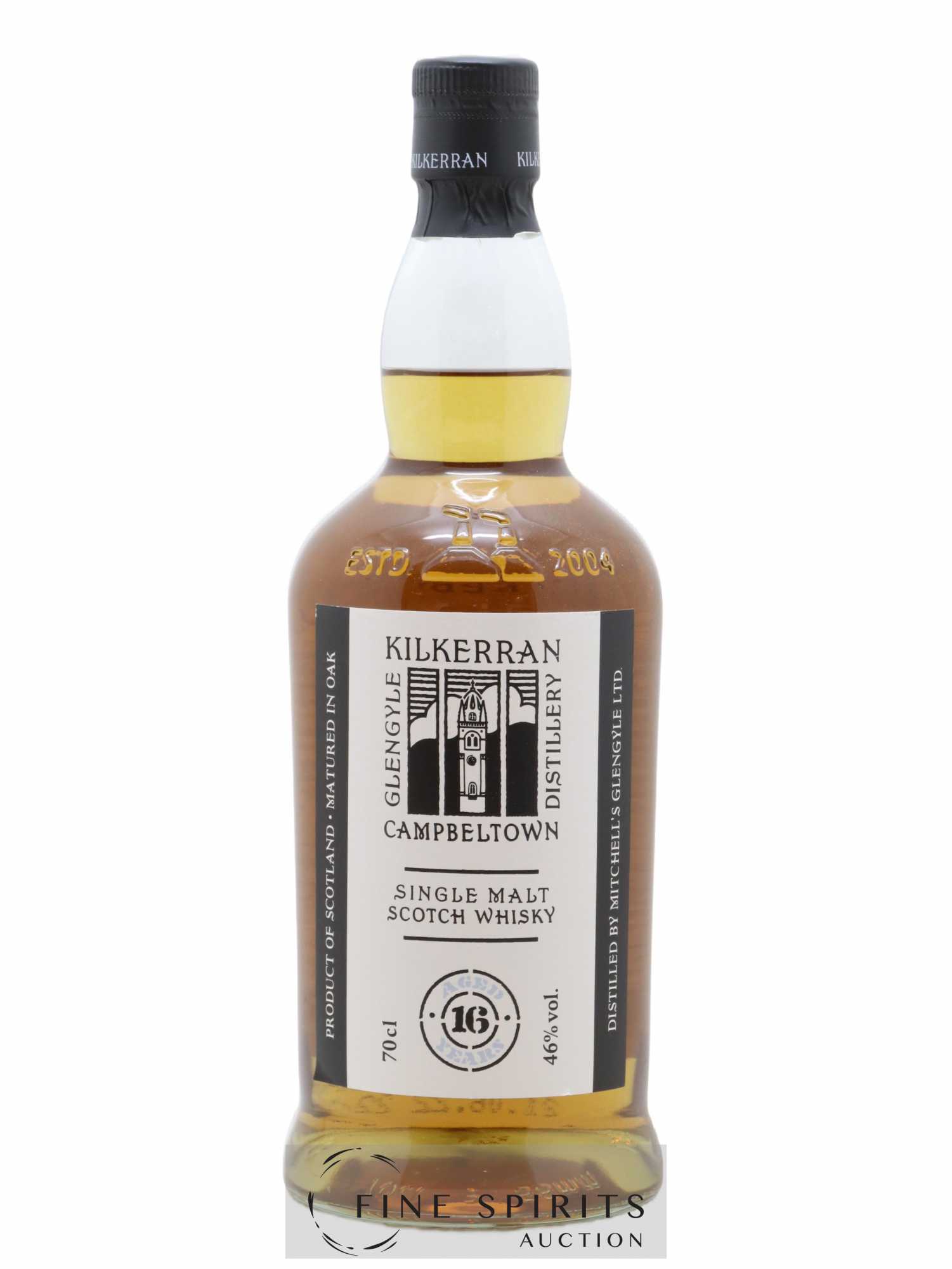 Kilkerran 16 years Of. - Lot de 1 bouteille - 0