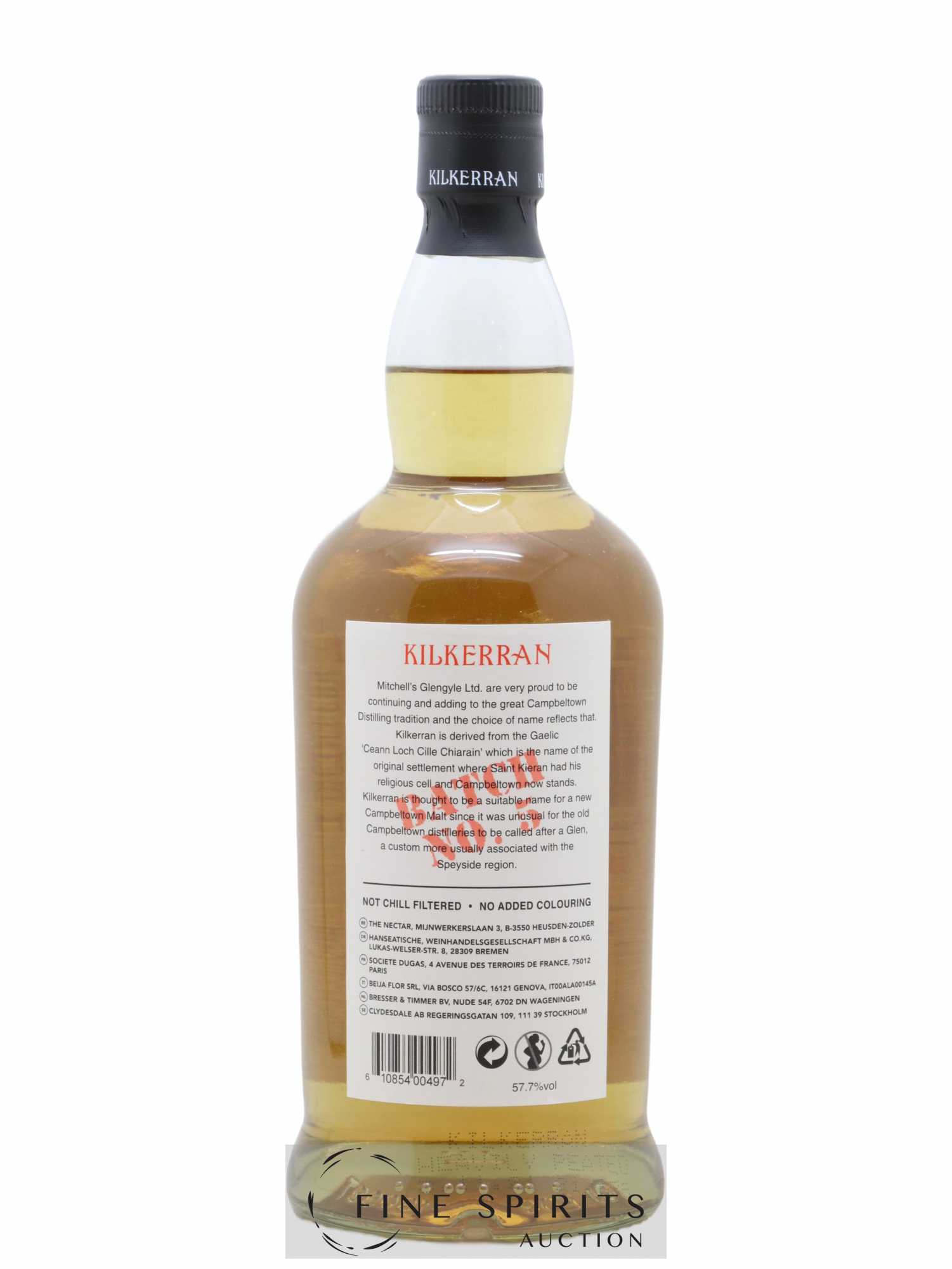 Kilkerran Of. Heavily Peated Batch n°5 - Lot de 1 bouteille - 1