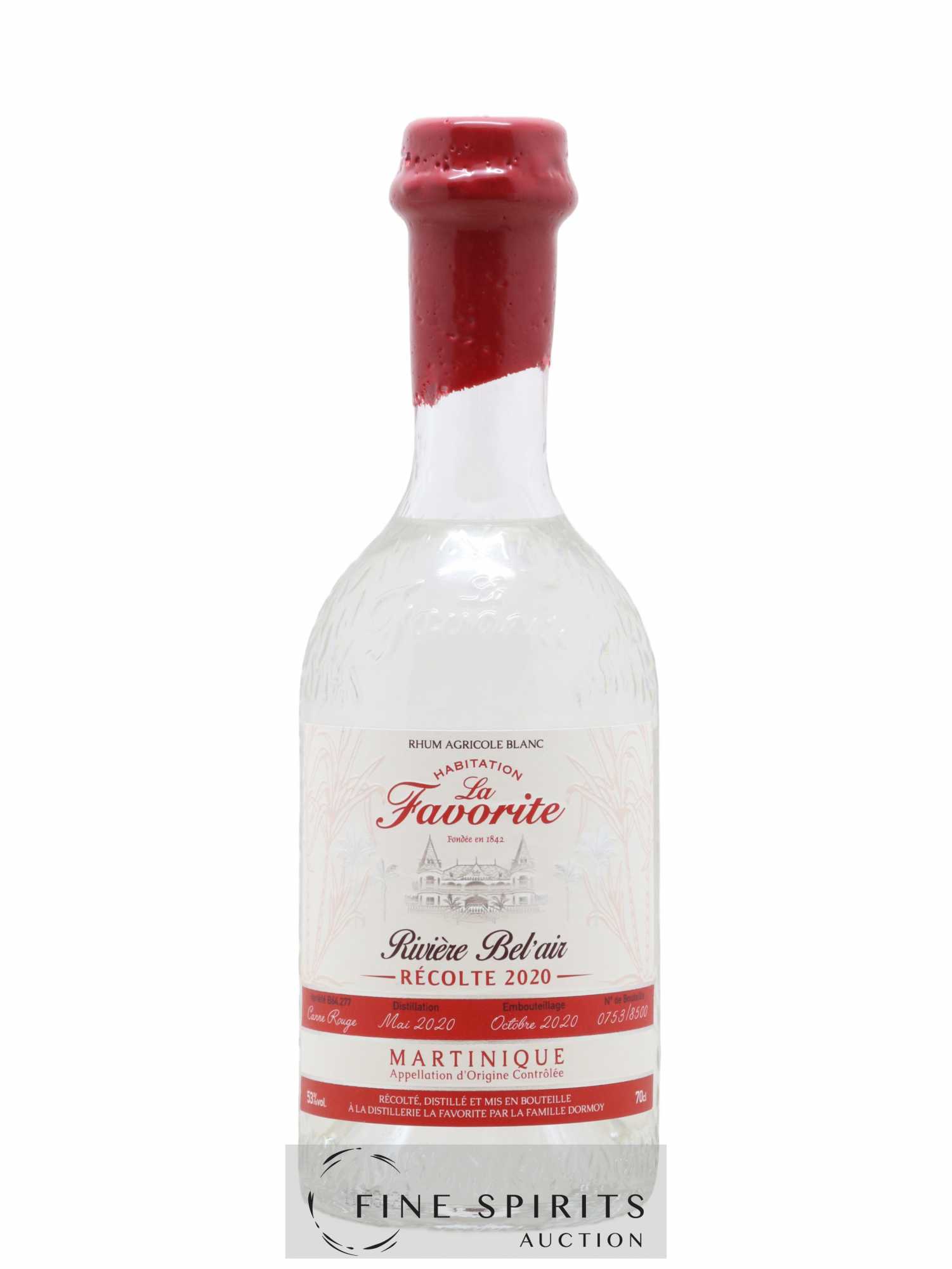 La Favorite 2020 Of. Rivière Bel'Air One of 8500 - bottled 2020 - Lot de 1 bouteille - 1