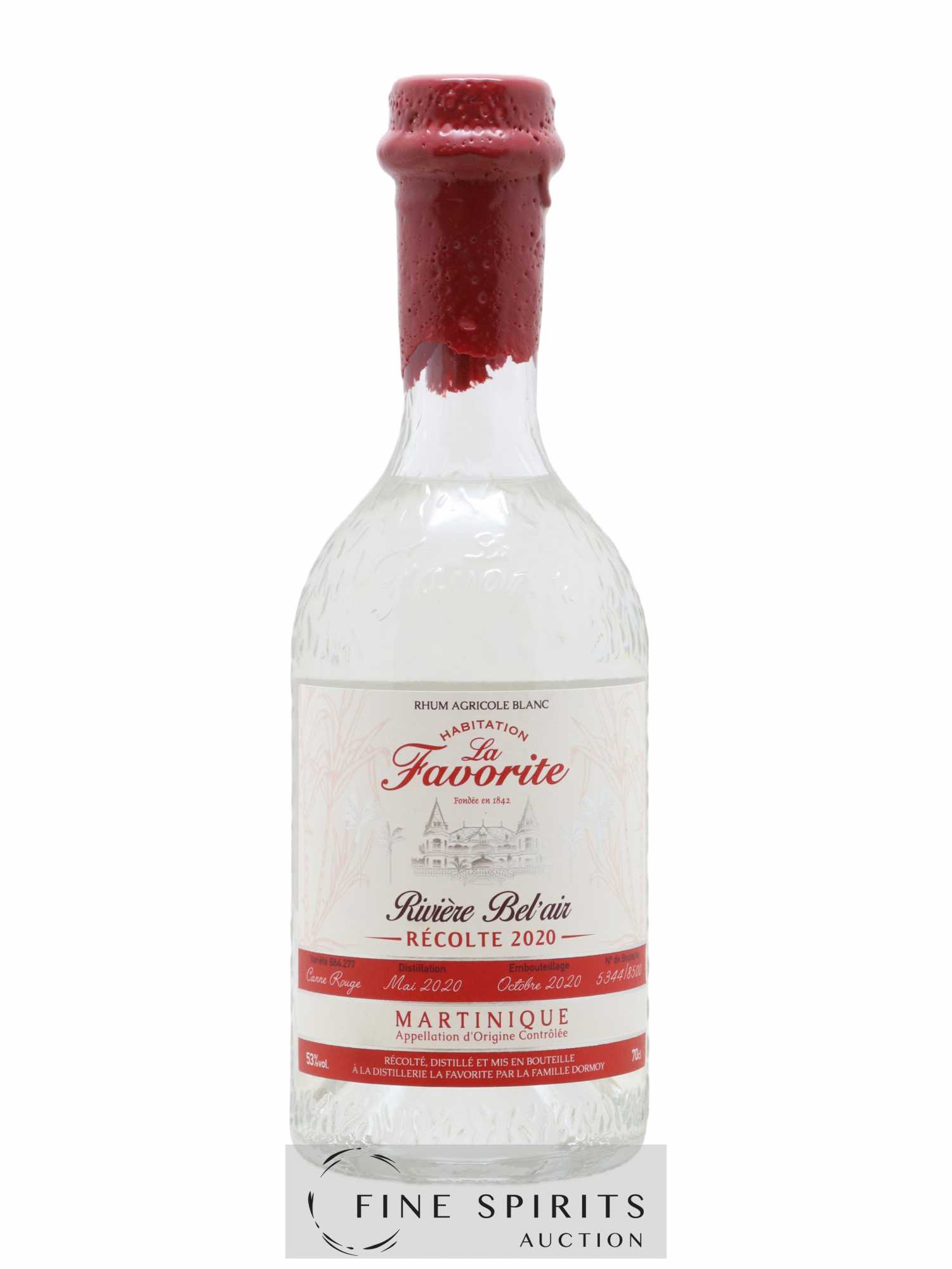 La Favorite 2020 Of. Rivière Bel'Air One of 8500 - bottled 2020 - Lot de 1 bouteille - 1