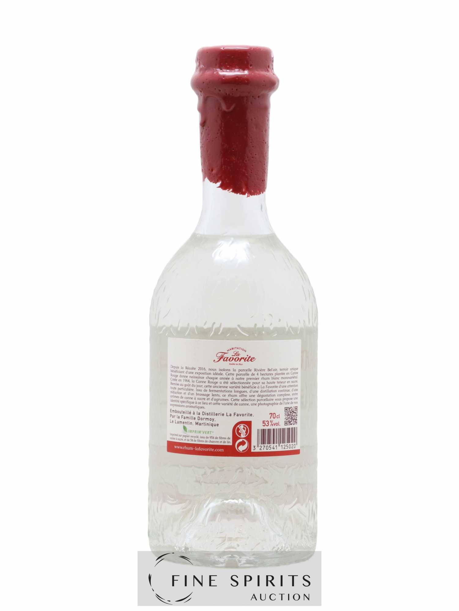 La Favorite 2020 Of. Rivière Bel'Air One of 8500 - bottled 2020 - Lot de 1 bouteille - 2