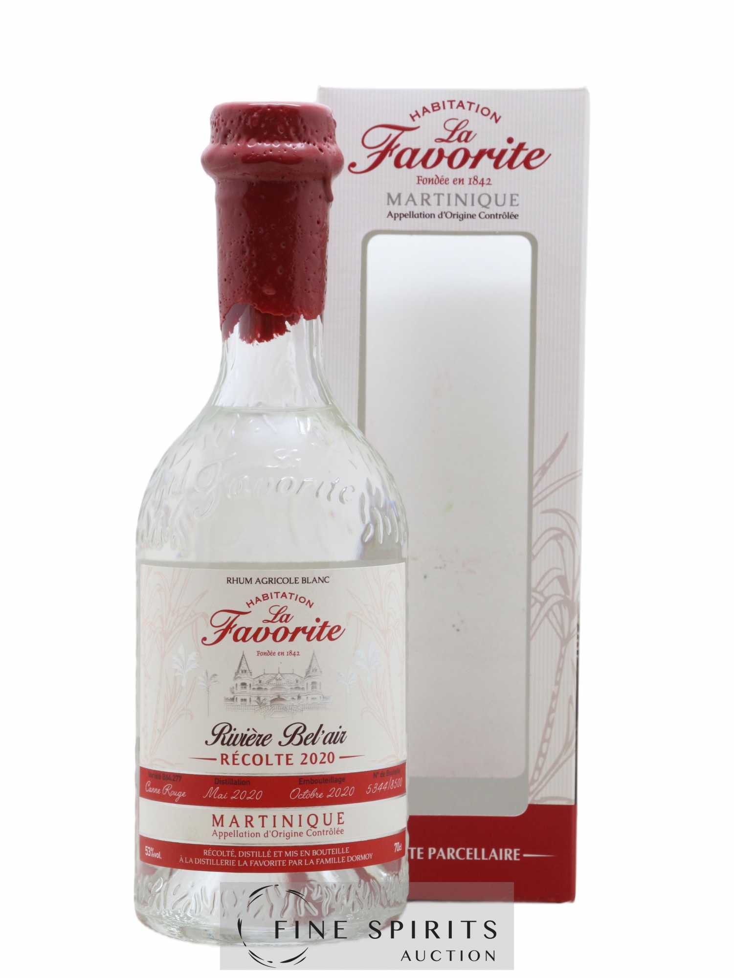La Favorite 2020 Of. Rivière Bel'Air One of 8500 - bottled 2020 - Lot de 1 bouteille - 0