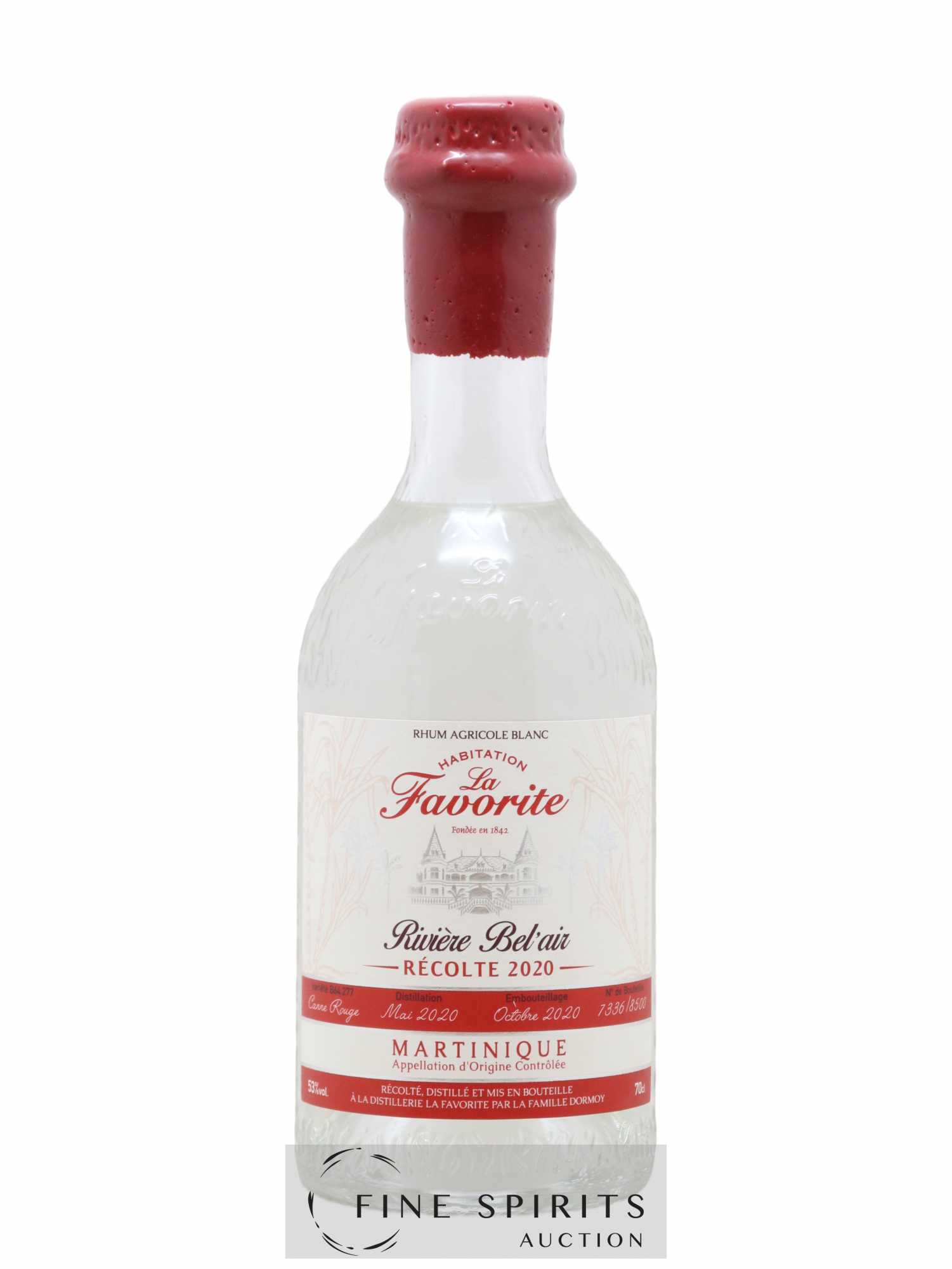 La Favorite 2020 Of. Rivière Bel'Air One of 8500 - bottled 2020 - Lot de 1 bouteille - 1