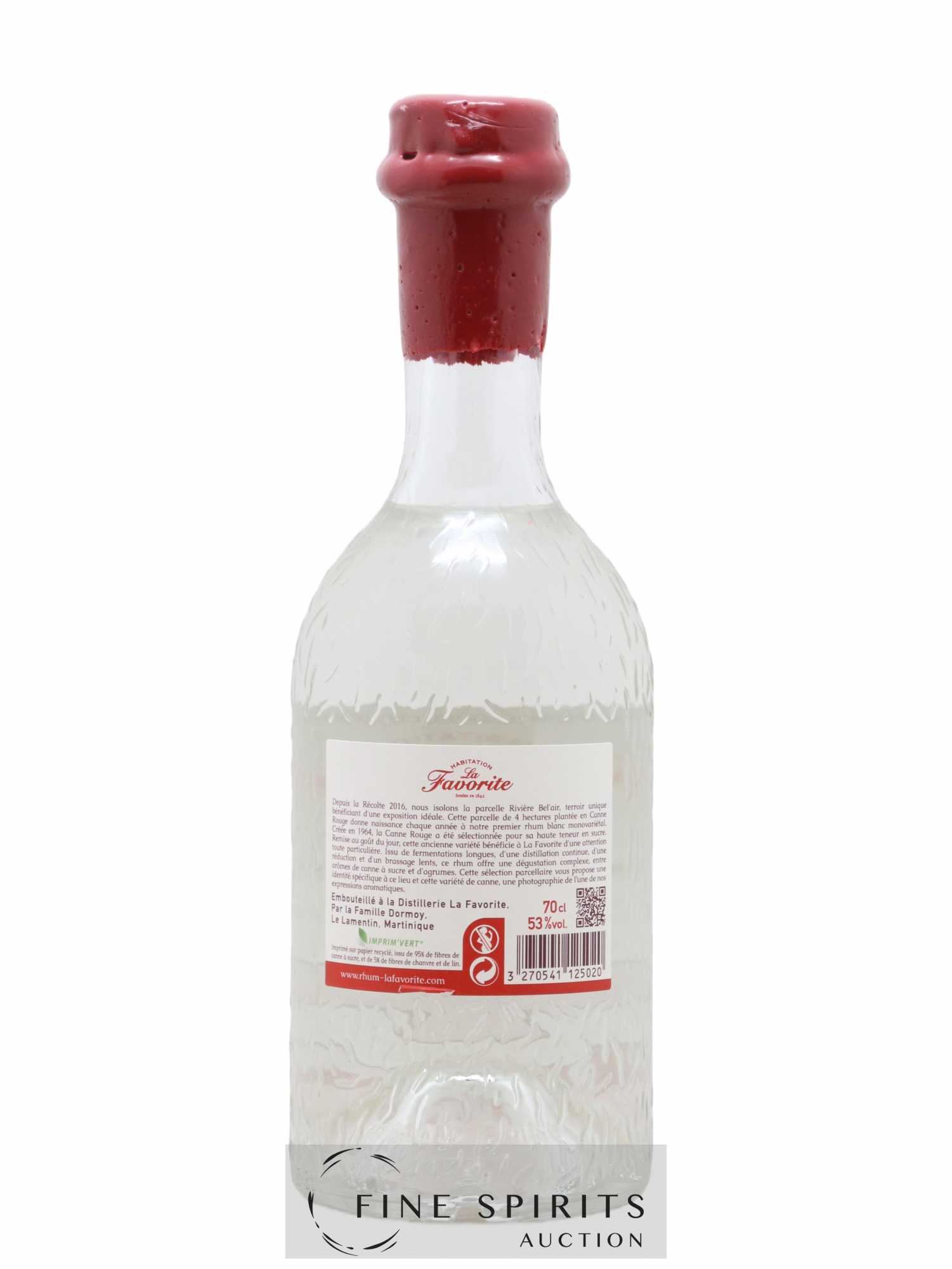 La Favorite 2020 Of. Rivière Bel'Air One of 8500 - bottled 2020 - Lot de 1 bouteille - 2