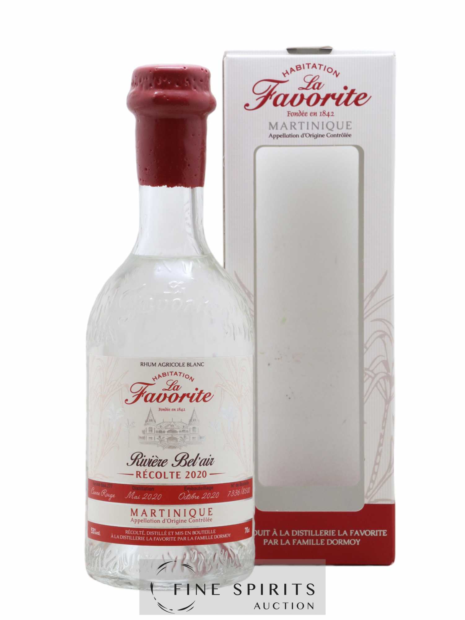 La Favorite 2020 Of. Rivière Bel'Air One of 8500 - bottled 2020 - Lot de 1 bouteille - 0