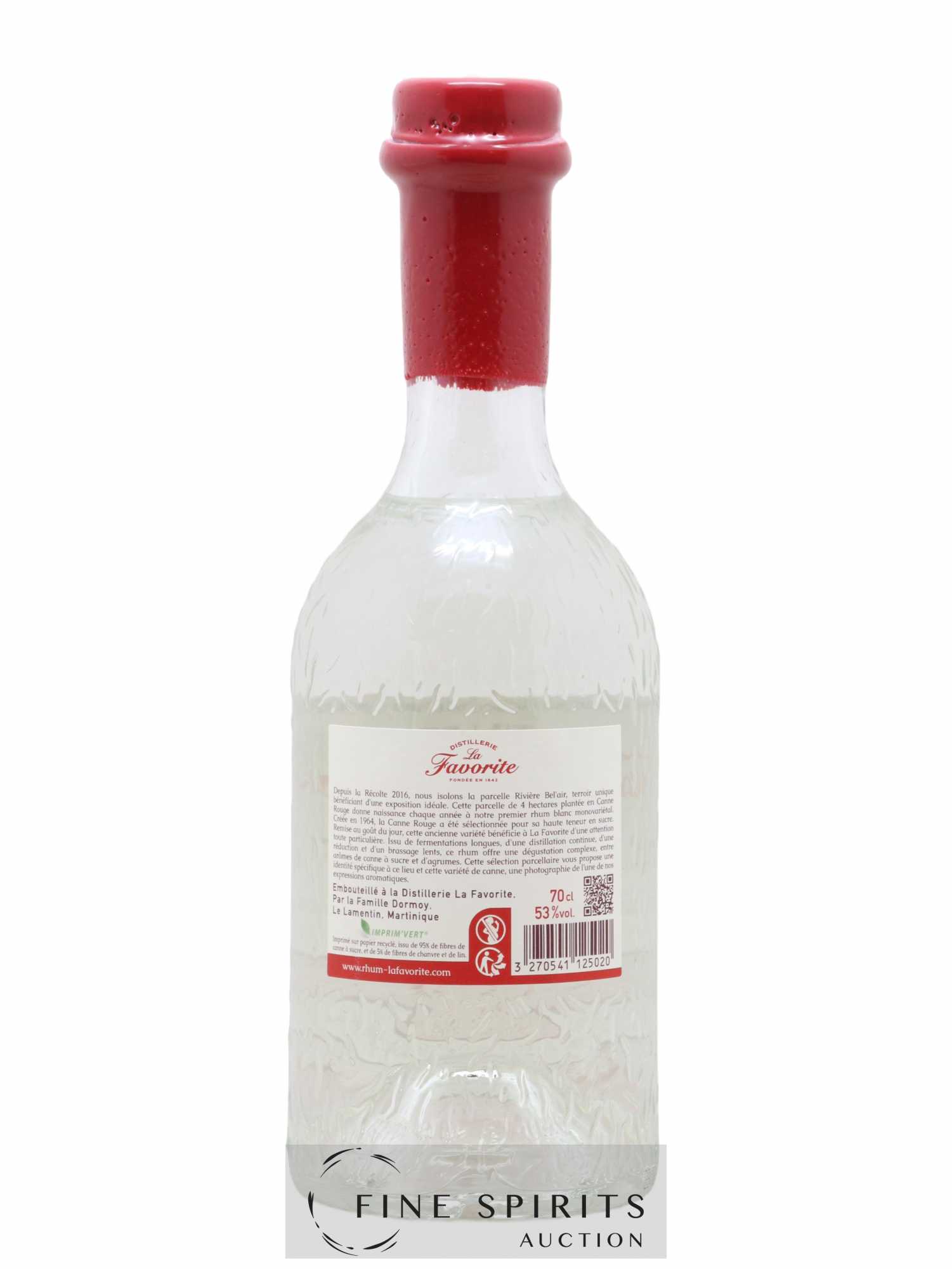 La Favorite 2021 Of. Rivière Bel'Air One of 8100 - bottled 2022 - Lot de 1 bouteille - 2