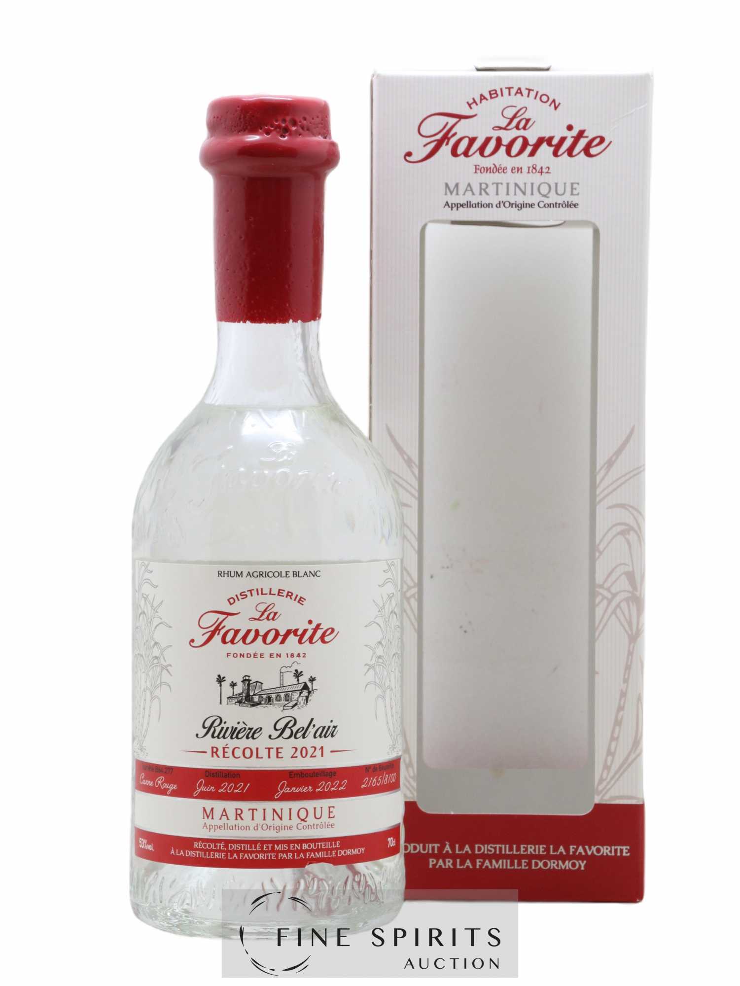 La Favorite 2021 Of. Rivière Bel'Air One of 8100 - bottled 2022 - Lot de 1 bouteille - 0