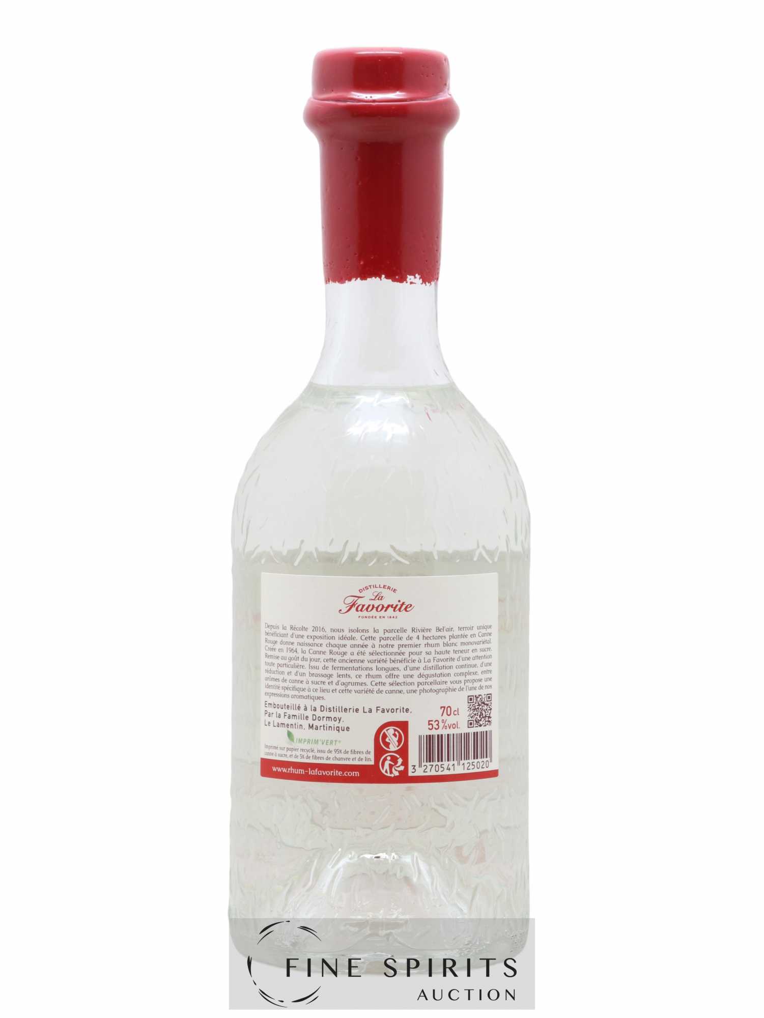 La Favorite 2021 Of. Rivière Bel'Air One of 8100 - bottled 2022 - Lot de 1 bouteille - 2