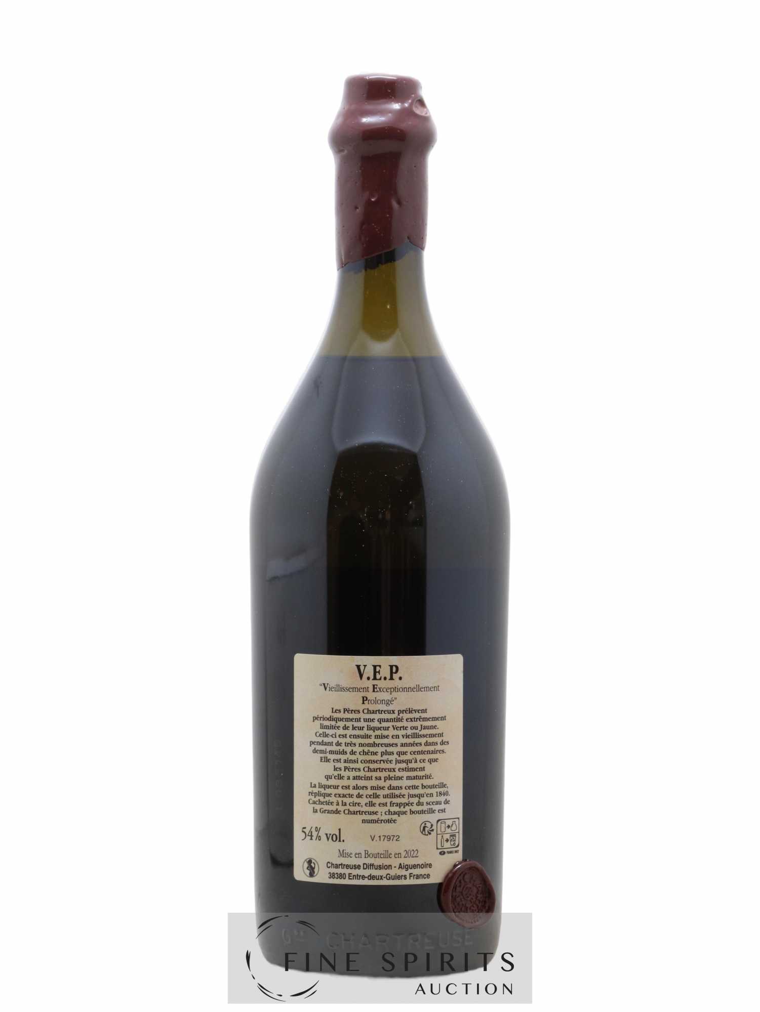 Chartreuse Of. Verte V.E.P. Mise 2022 - Lot de 1 bouteille - 2