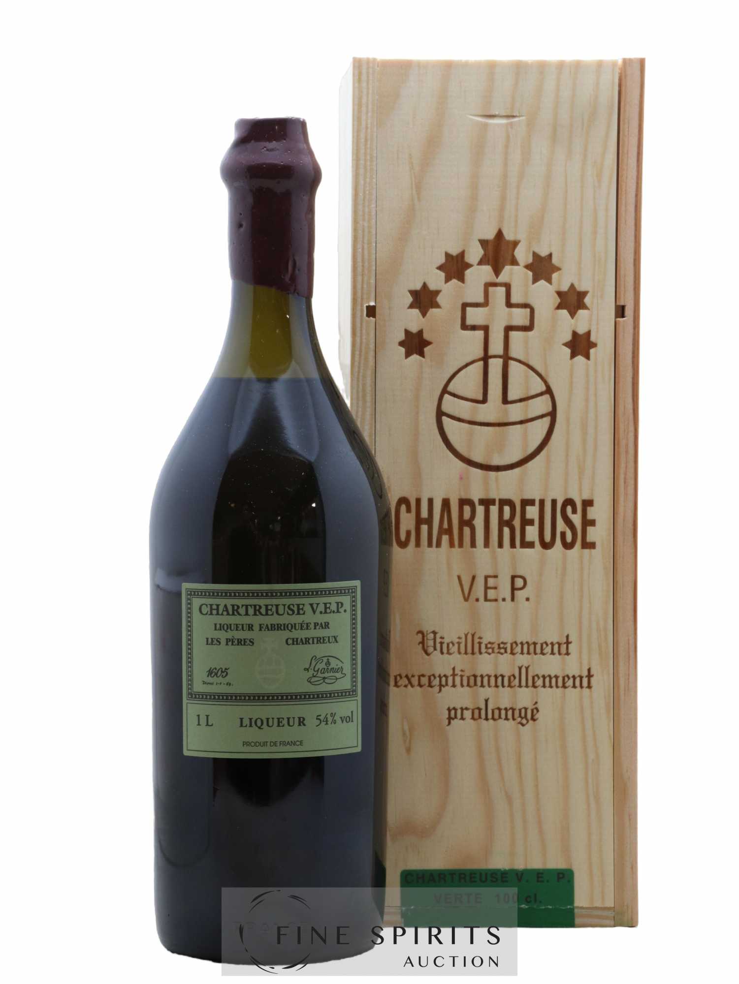 Chartreuse Of. Verte V.E.P. Mise 2022 - Lot de 1 bouteille - 0