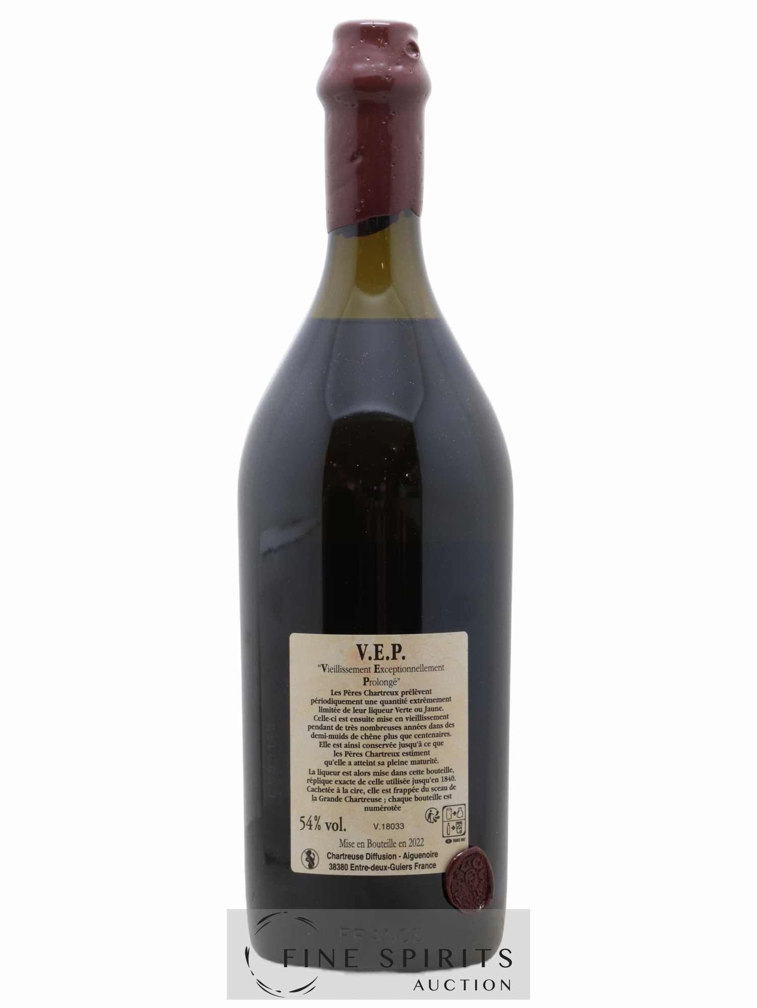 Chartreuse Of. Verte V.E.P. Mise 2022 - Lot de 1 bouteille - 2