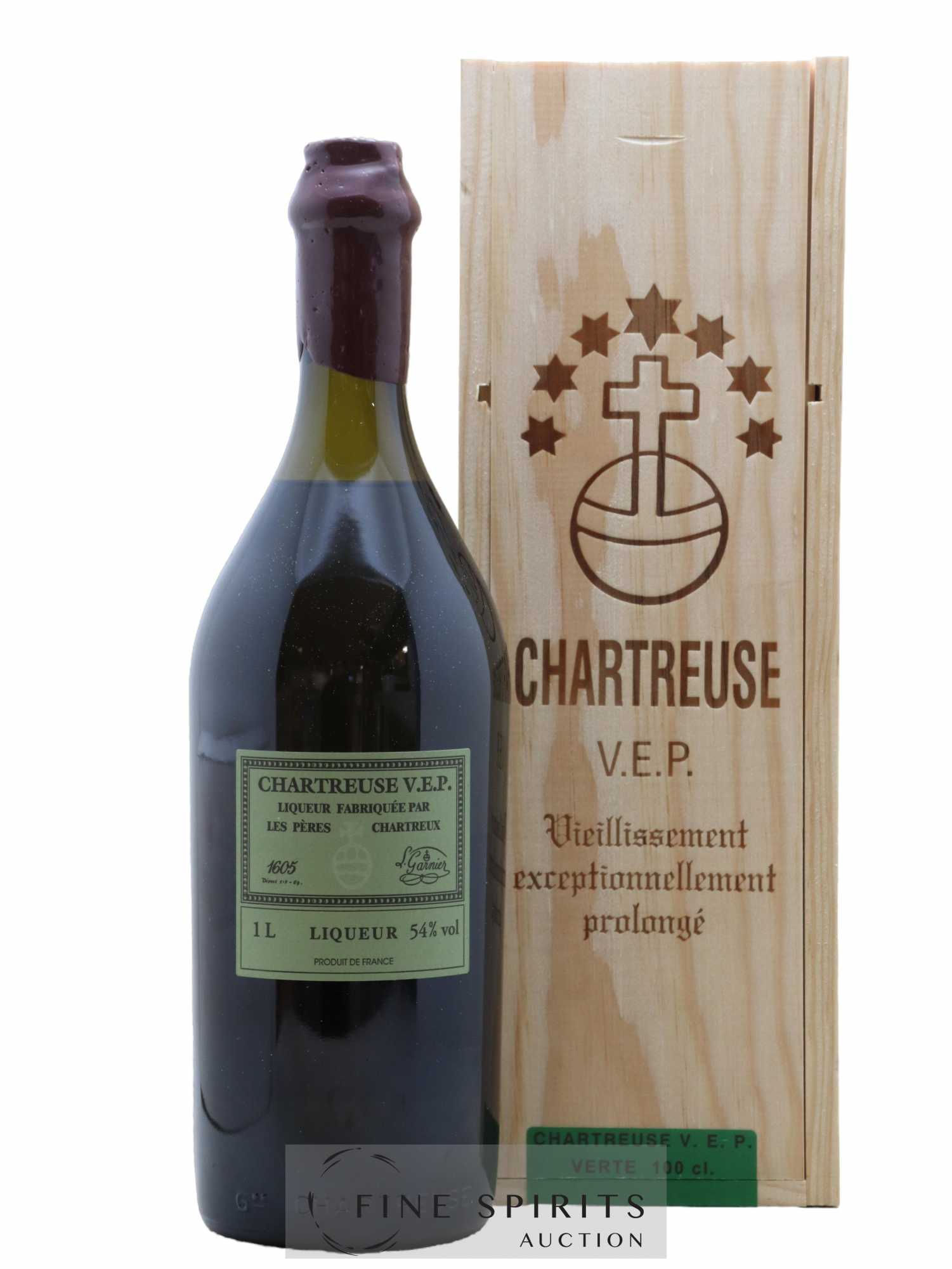 Chartreuse Of. Verte V.E.P. Mise 2022 - Lot de 1 bouteille - 0