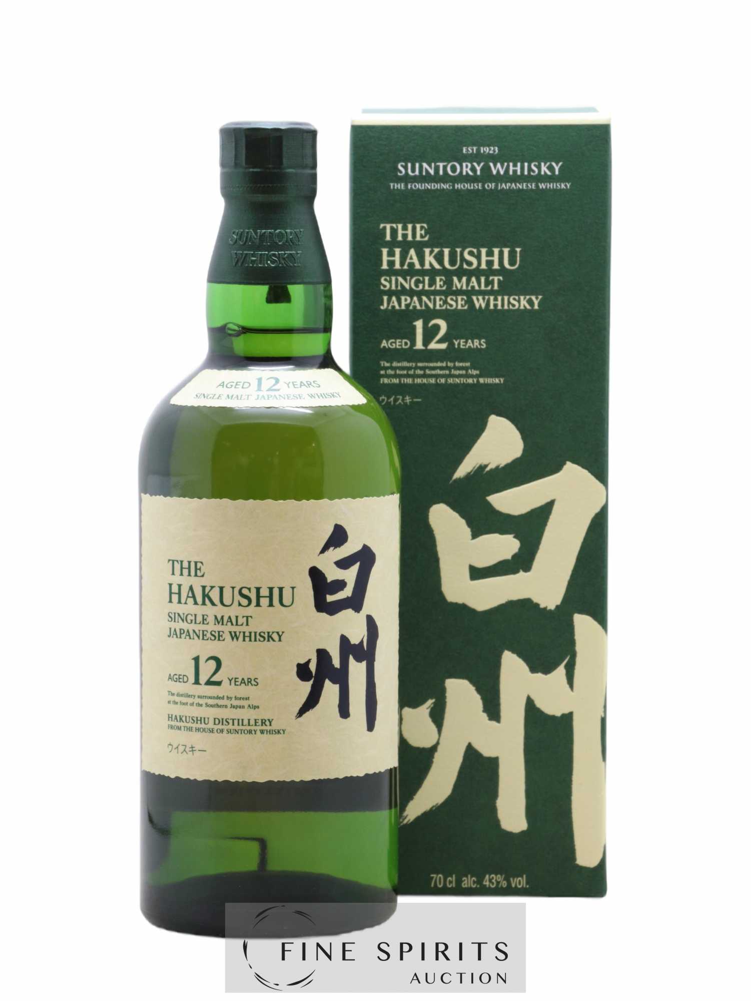 Hakushu 12 years Of. - Lot de 1 bouteille - 0