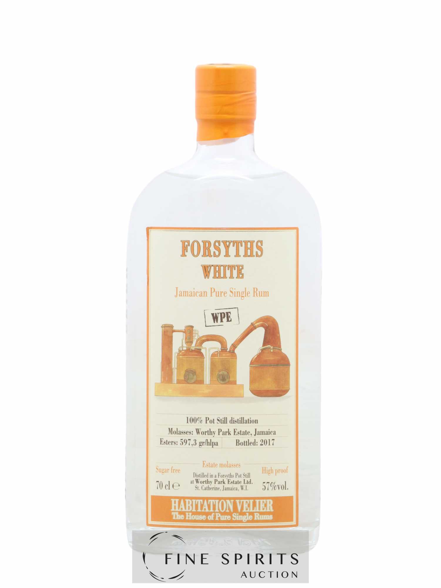 Forsyths Velier White - WPE bottled 2017 Habitation Velier - Lot de 1 bouteille - 0