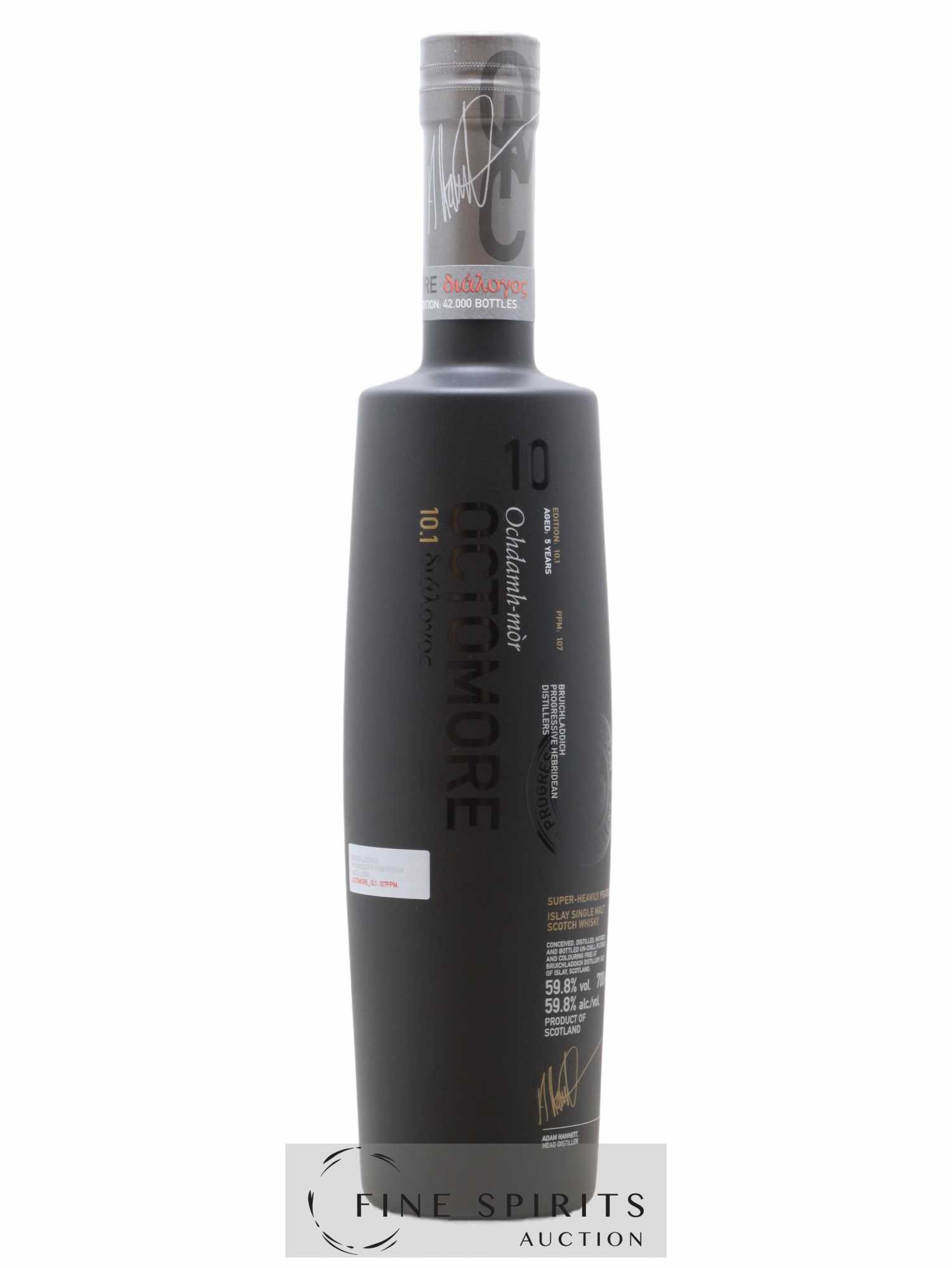 Octomore 5 years Of. Edition 10.1 Super-Heavily Peated - One of 42000 Limited Edition - Lot de 1 bouteille - 1