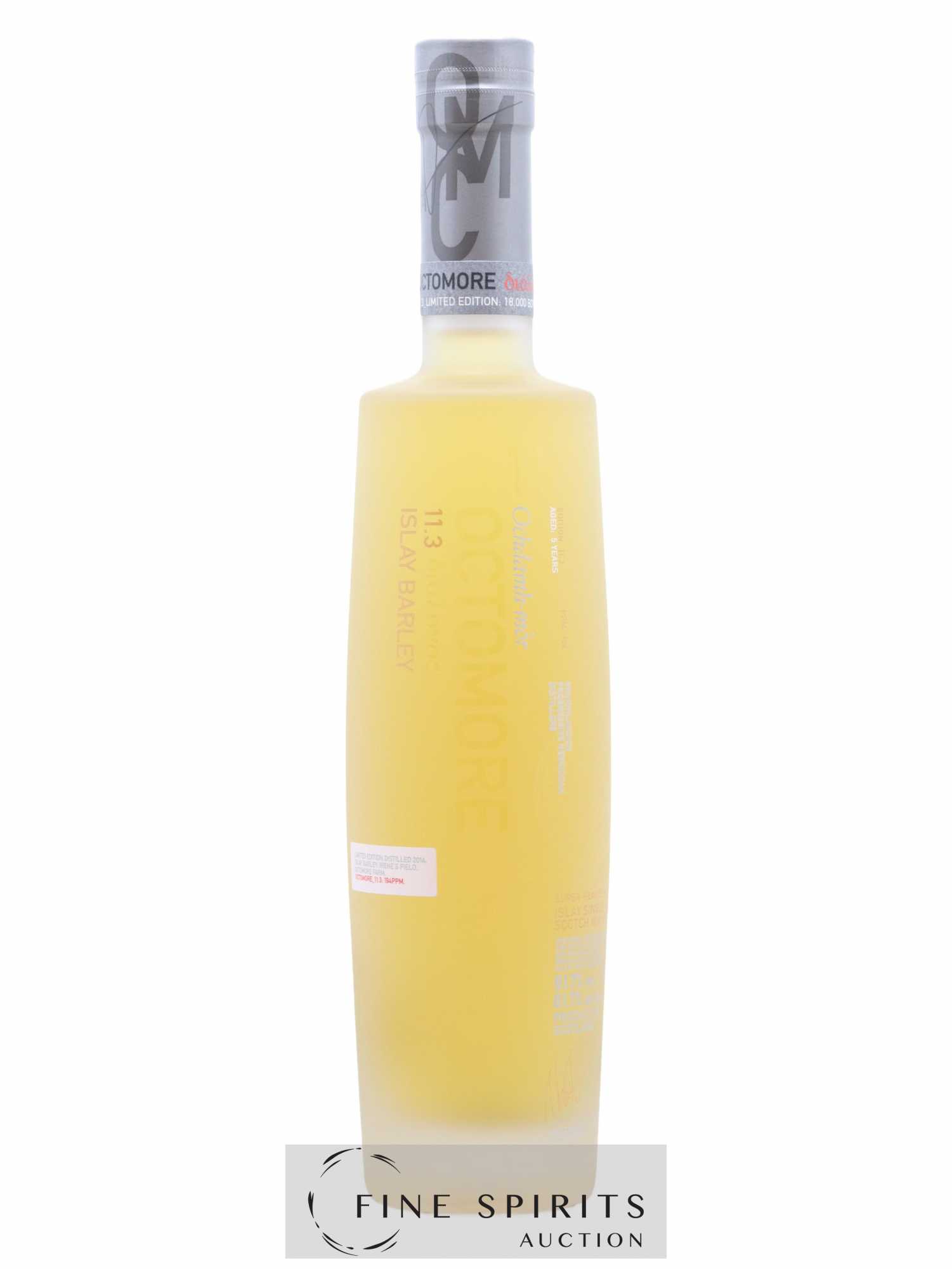 Octomore 5 years 2014 Of. Edition 11.3 Islay Barley - One of 18000 Limited Edition - Lot de 1 bouteille - 1