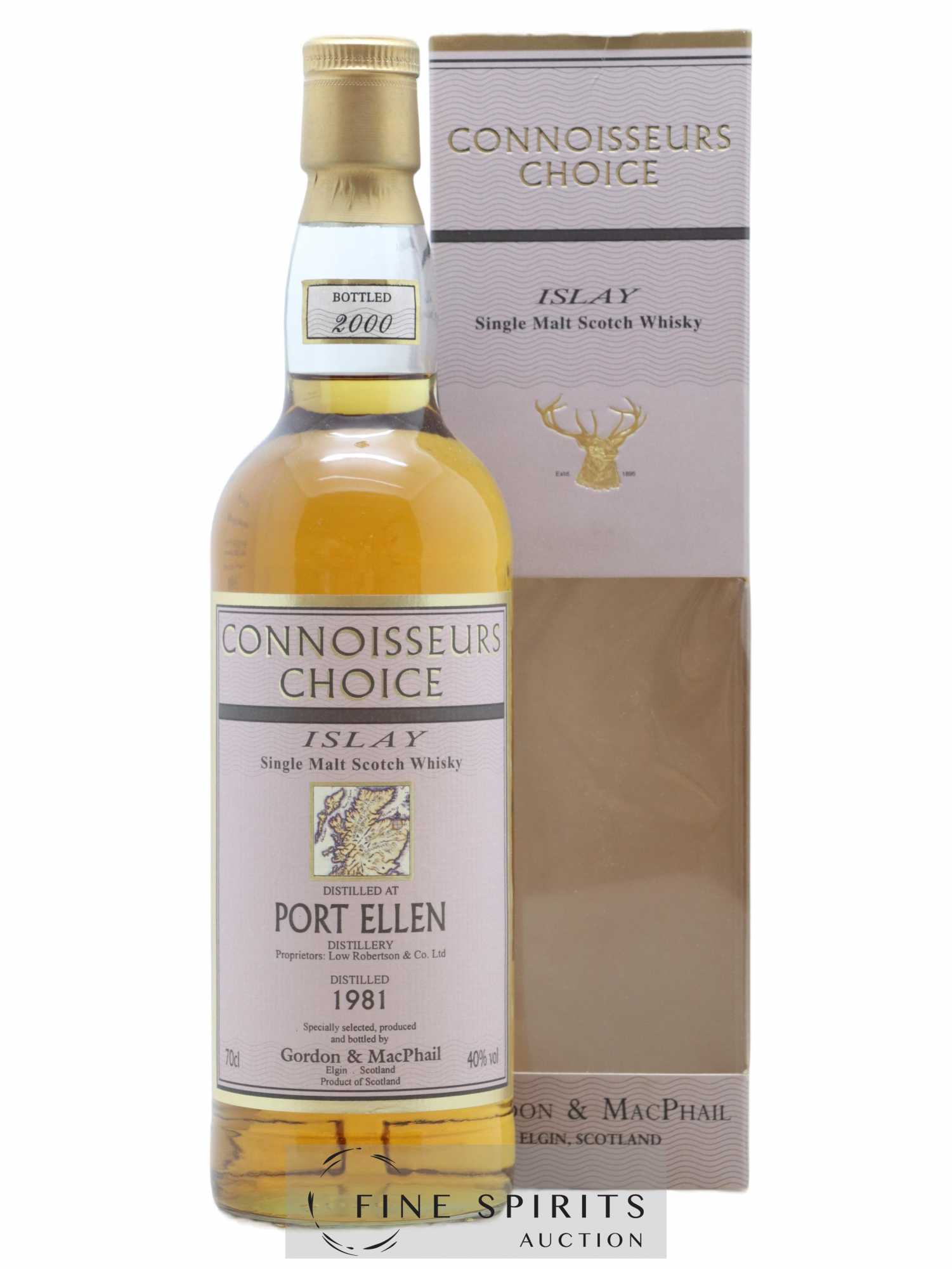 Port Ellen 1981 Gordon & MacPhail bottled 2000 Connoisseurs Choice - Lot de 1 bouteille - 0