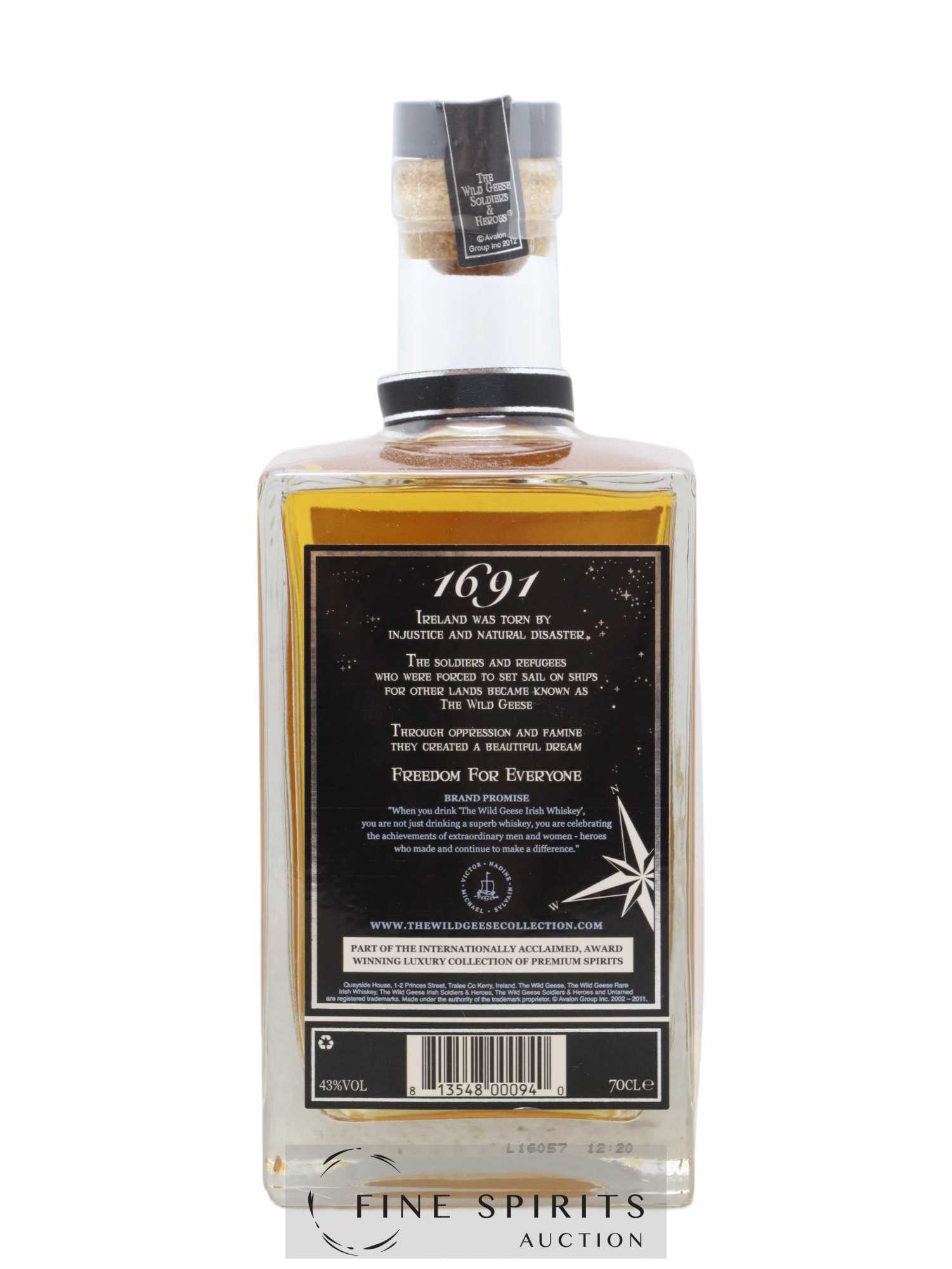 The Wild Geese Of. Untamed Pure Aged - Lot de 1 bouteille - 1