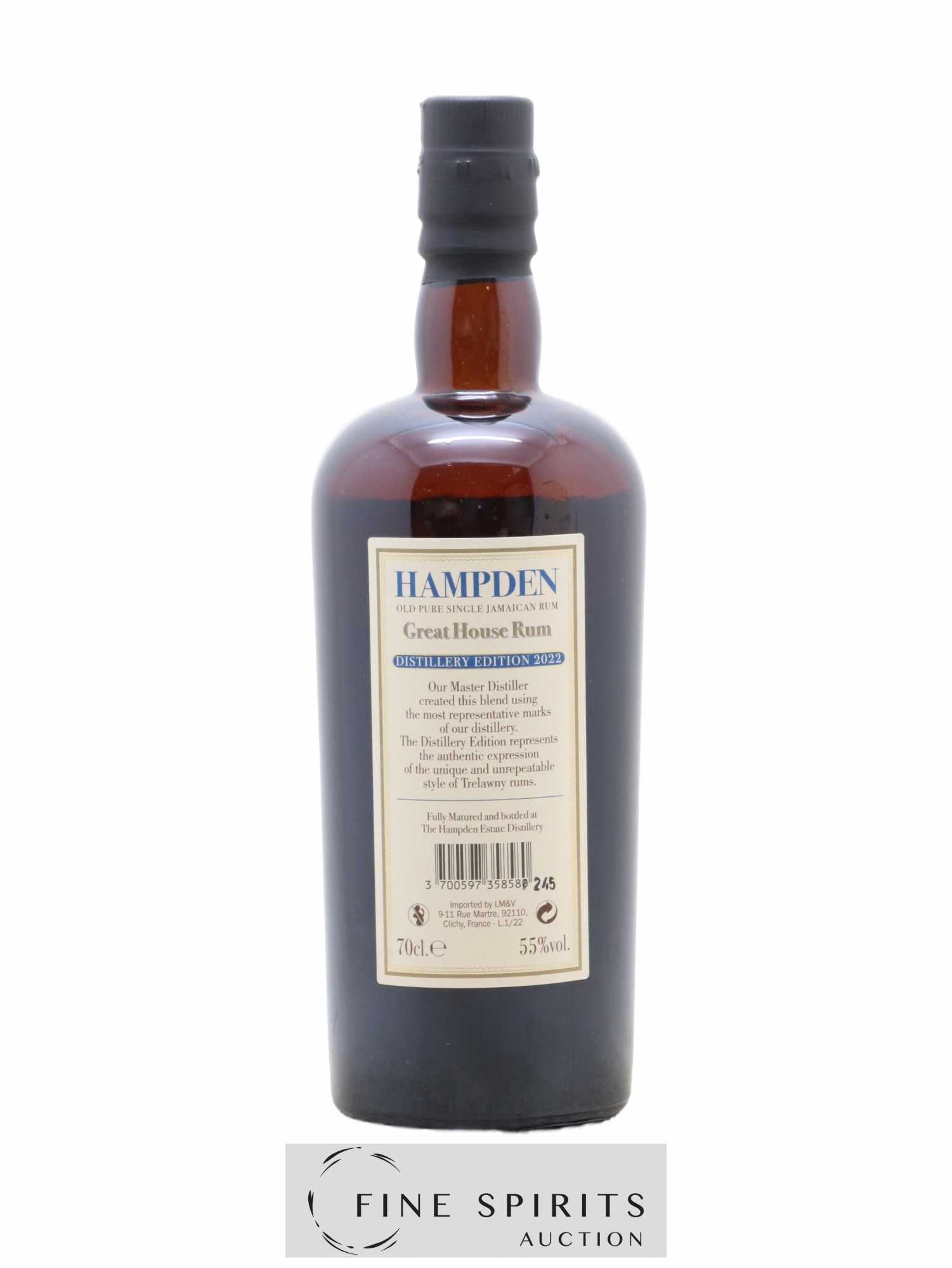 Hampden Of. Great House Distillery Edition 2022 - Lot de 1 bouteille - 2
