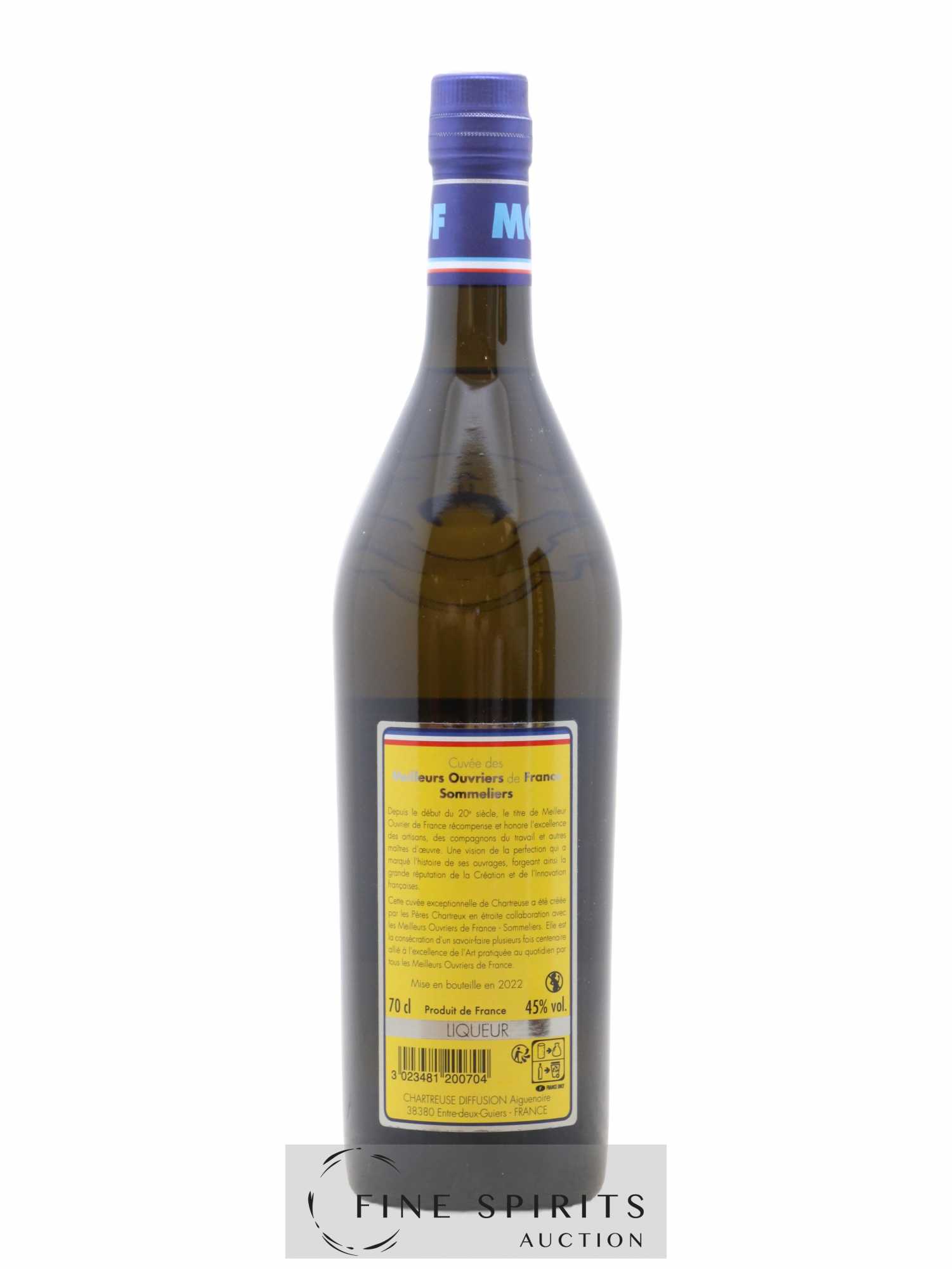 Chartreuse Of. Meilleurs Ouvriers de France Sommeliers Mise 2022 - Lot de 1 bouteille - 2