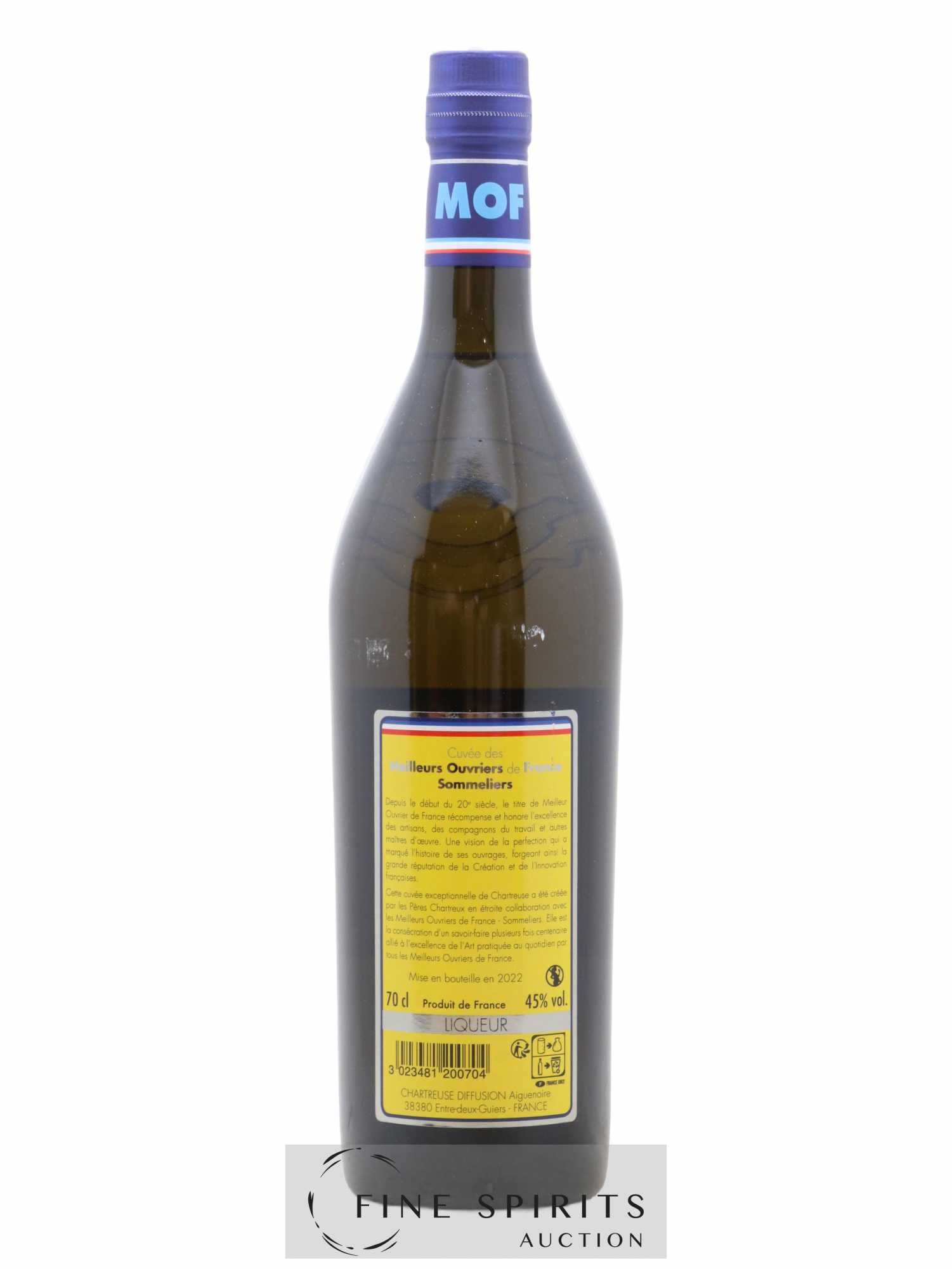 Chartreuse Of. Meilleurs Ouvriers de France Sommeliers Mise 2022 - Lot de 1 bouteille - 2