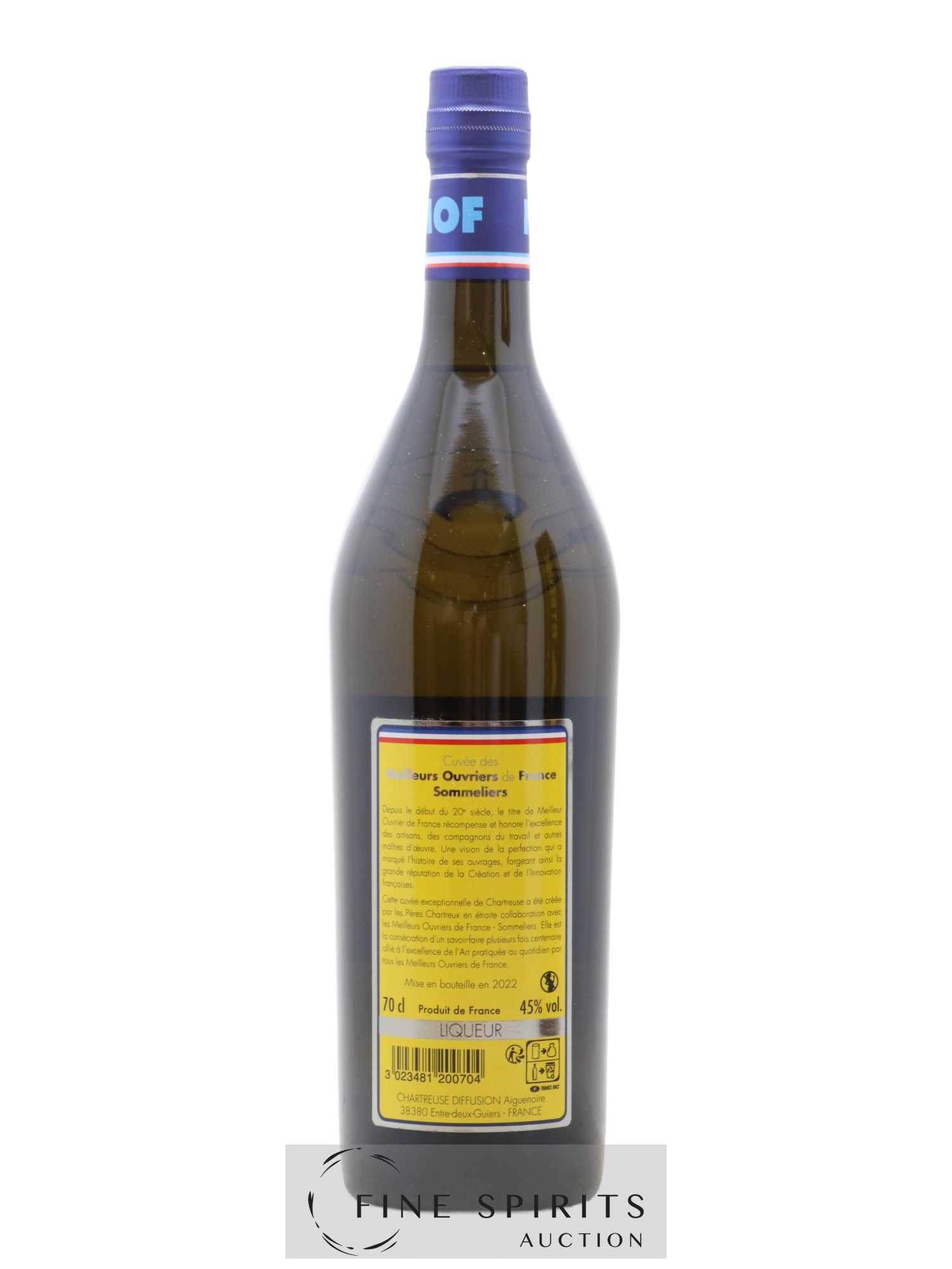 Chartreuse Of. Meilleurs Ouvriers de France Sommeliers Mise 2022 - Lot de 1 bouteille - 2