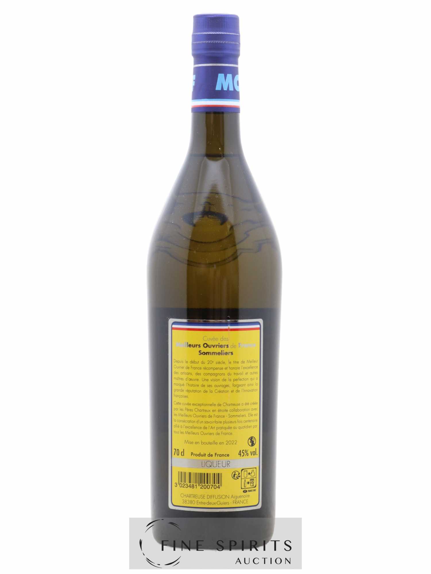 Chartreuse Of. Meilleurs Ouvriers de France Sommeliers Mise 2022 - Lot de 1 bouteille - 2