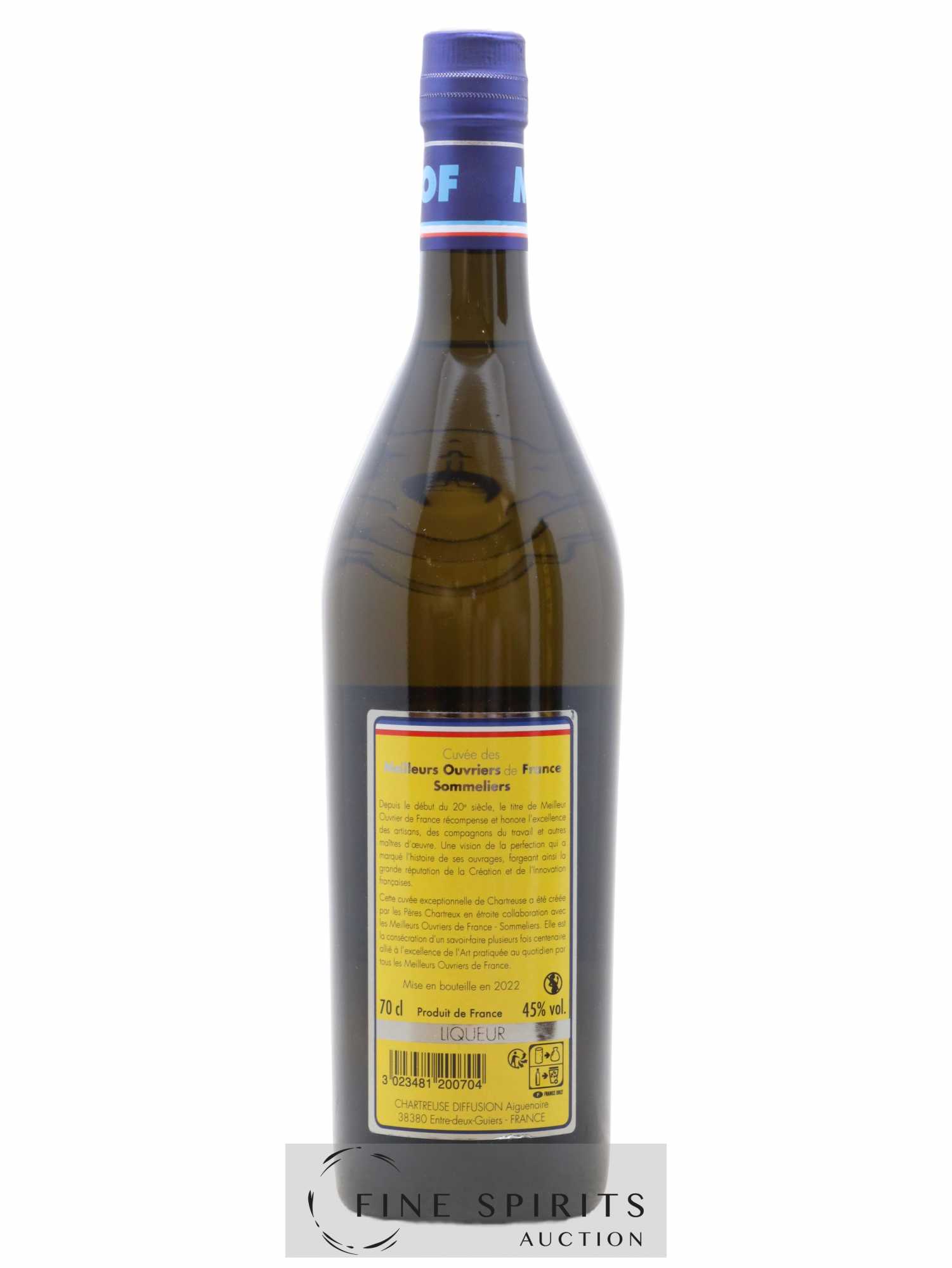 Chartreuse Of. Meilleurs Ouvriers de France Sommeliers Mise 2022 - Lot de 1 bouteille - 2