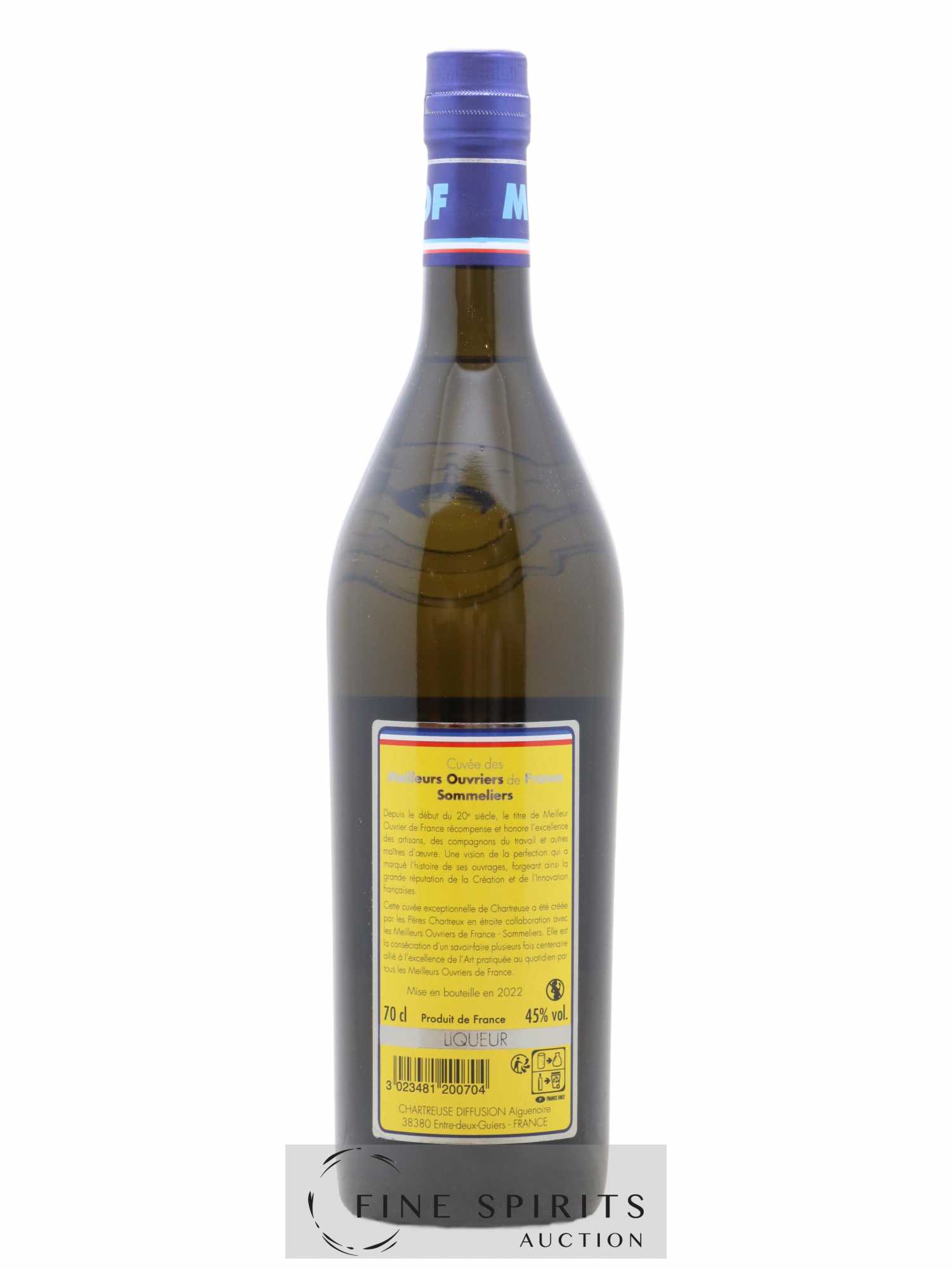 Chartreuse Of. Meilleurs Ouvriers de France Sommeliers Mise 2022 - Lot de 1 bouteille - 2
