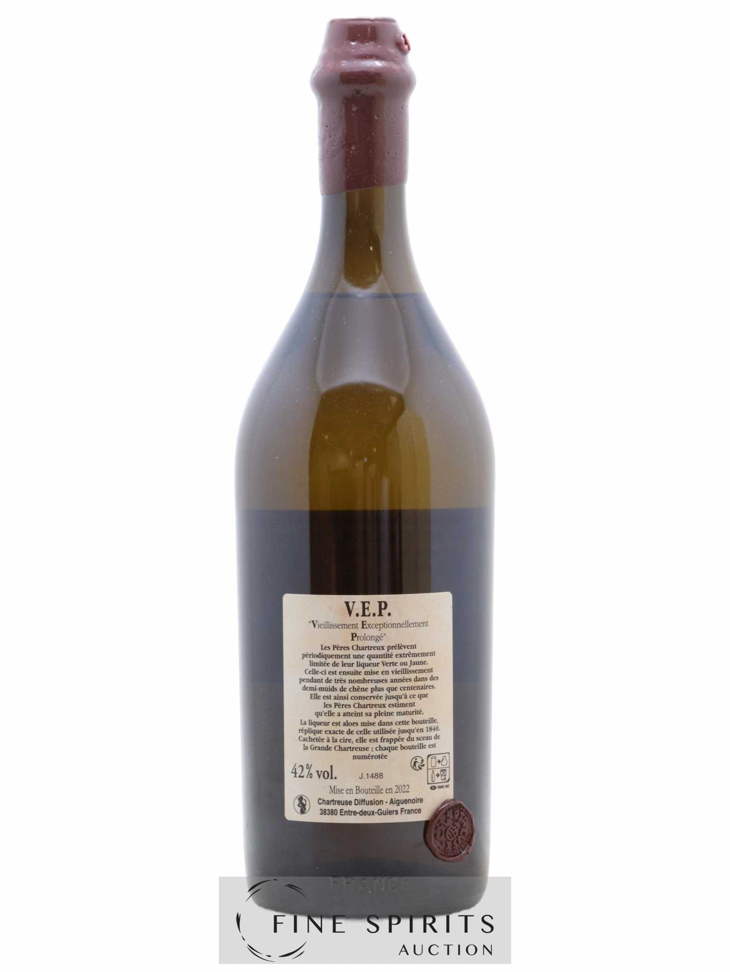 Chartreuse Of. Jaune V.E.P. Mise 2022 - Lot de 1 bouteille - 2