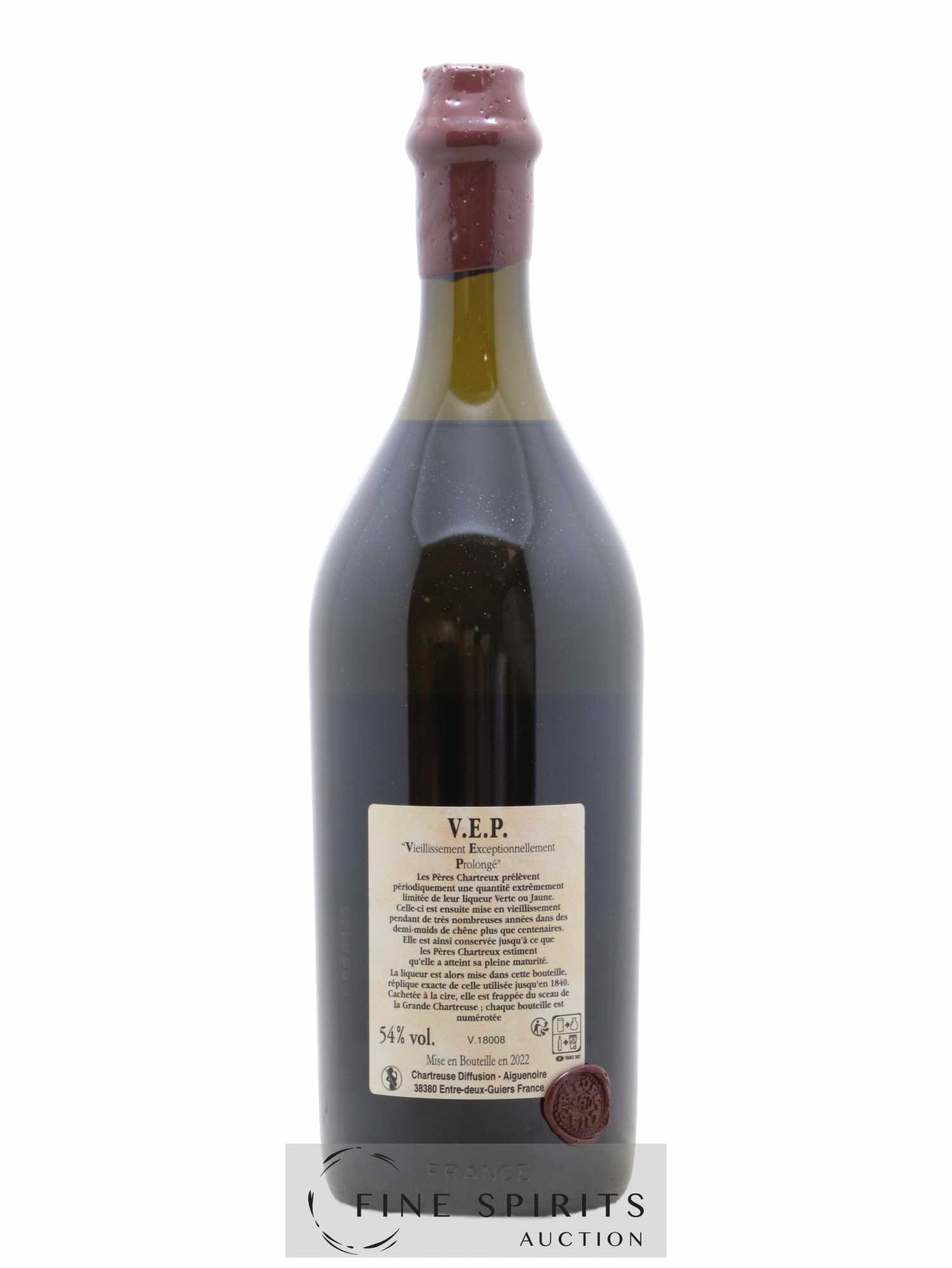 Chartreuse Of. Verte V.E.P. Mise 2022 - Lot de 1 bouteille - 2