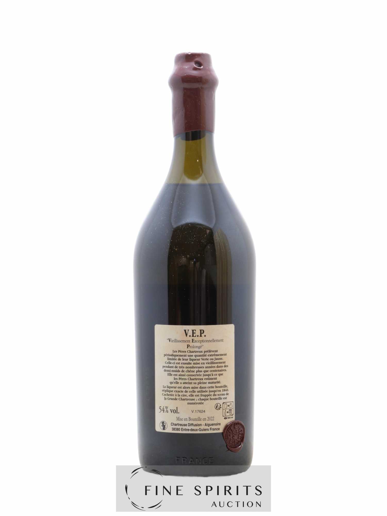 Chartreuse Of. Verte V.E.P. Mise 2022 - Lot de 1 bouteille - 2