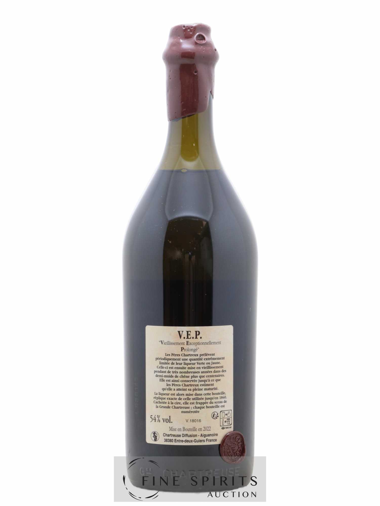 Chartreuse Of. Verte V.E.P. Mise 2022 - Lot de 1 bouteille - 2