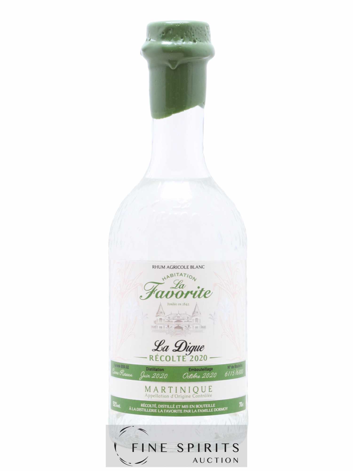 La Favorite 2020 Of. La Digue One of 6800 - bottled 2020 - Lot de 1 bouteille - 1