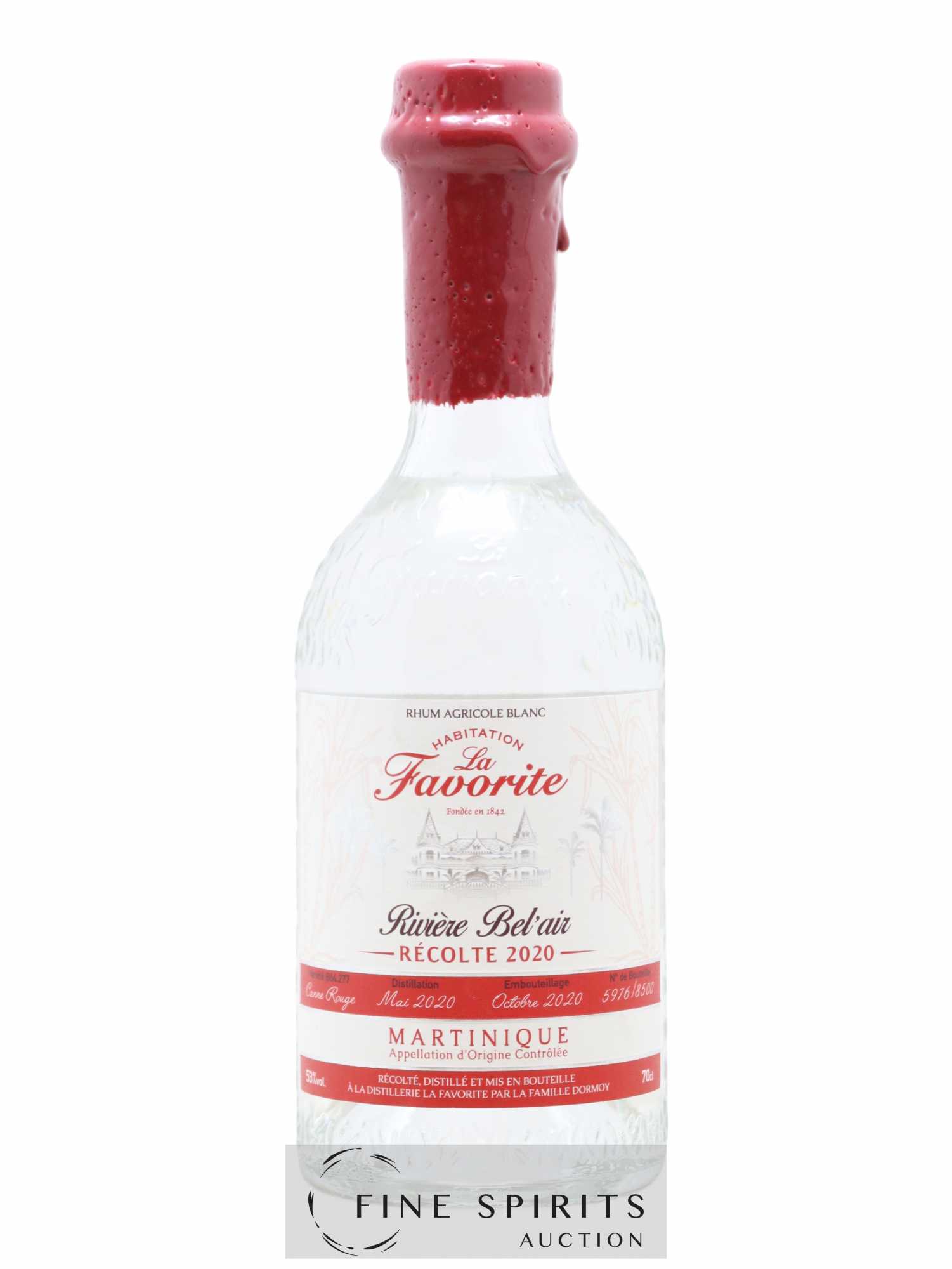 La Favorite 2020 Of. Rivière Bel'Air One of 8500 - bottled 2020 - Lot de 1 bouteille - 1