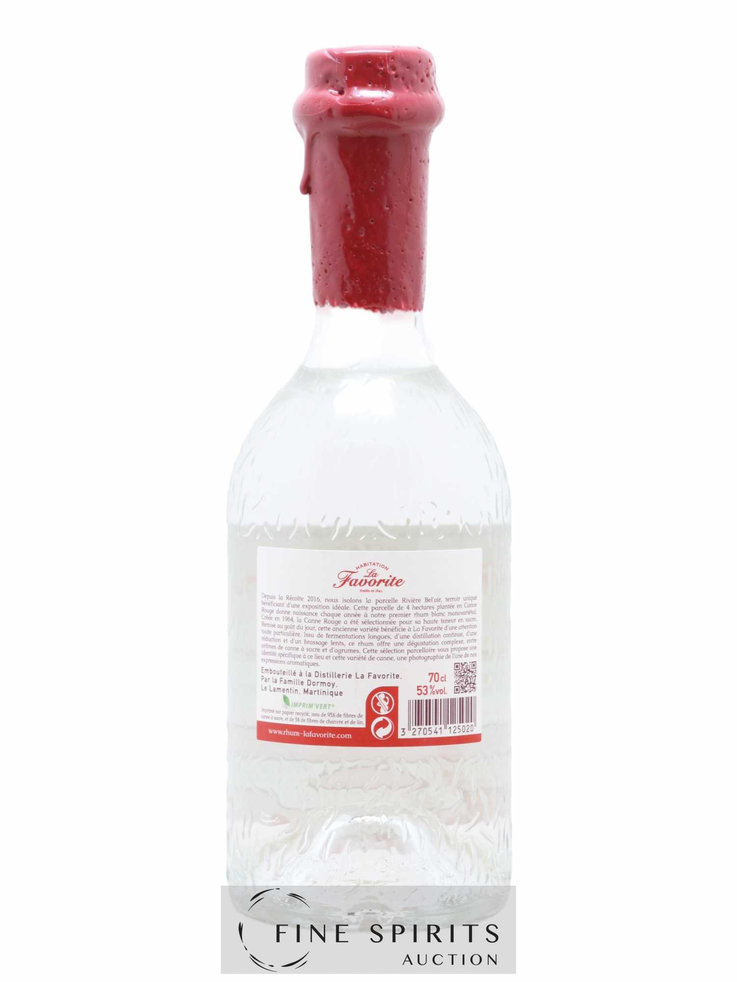 La Favorite 2020 Of. Rivière Bel'Air One of 8500 - bottled 2020 - Lot de 1 bouteille - 2