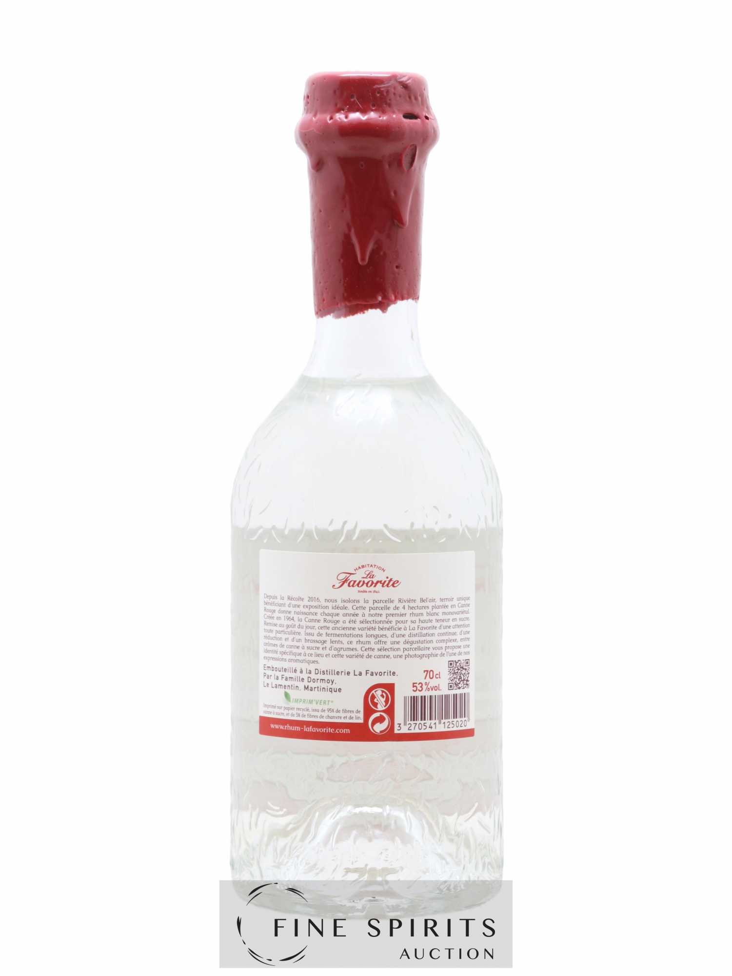 La Favorite 2020 Of. Rivière Bel'Air One of 8500 - bottled 2020 - Lot de 1 bouteille - 2