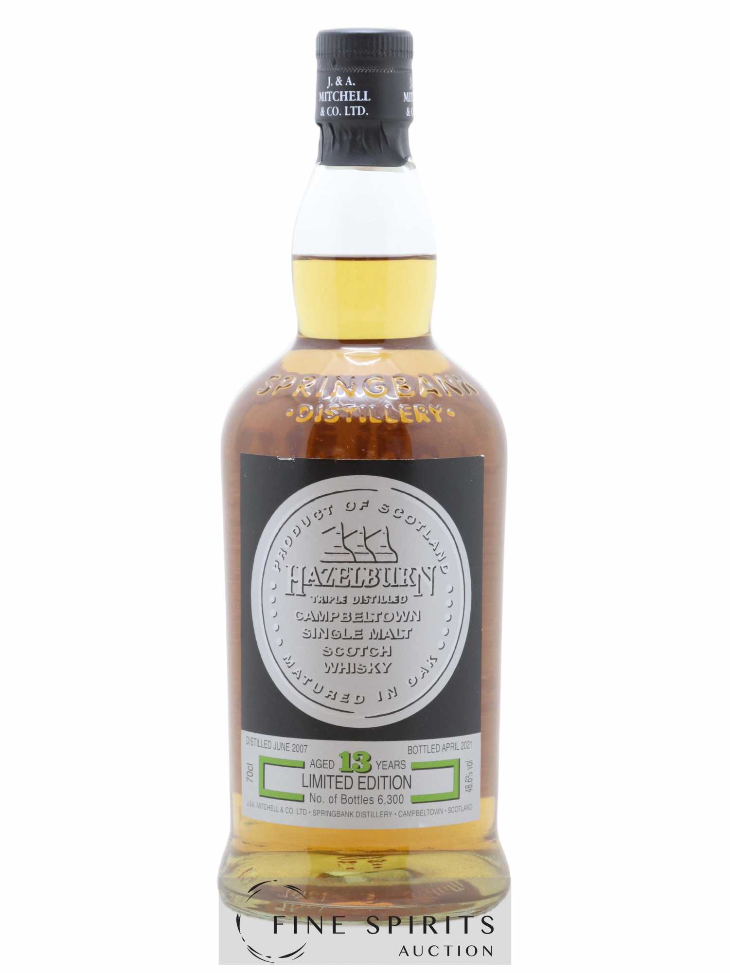 Hazelburn 13 years 2007 Of. One of 6300 - bottled 2021 Limited Edition - Lot de 1 bouteille - 1