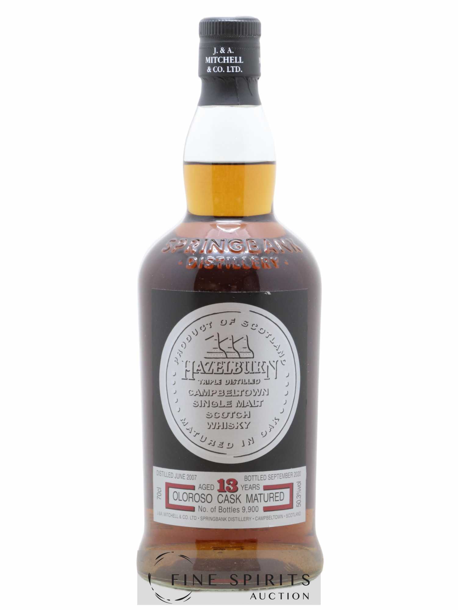 Hazelburn 13 years 2007 Of. Oloroso Cask Matured One of 9900 - bottled 2020 - Posten von 1 Flasche - 1