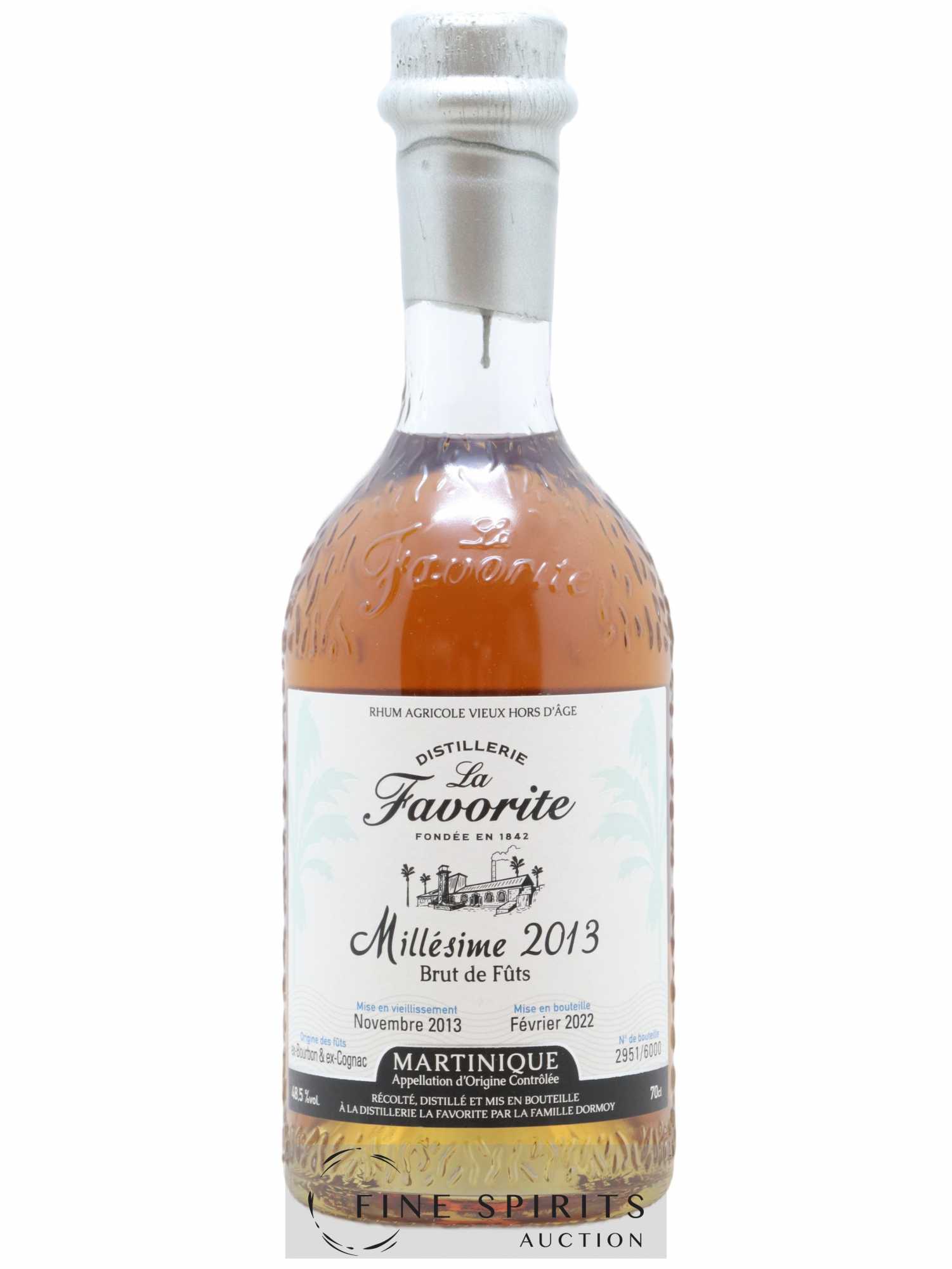 La Favorite 2013 Of. Brut de Fûts Ex-Bourbon & Ex-Cognac - One of 6000 - bottled 2022 - Lot de 1 bouteille - 1